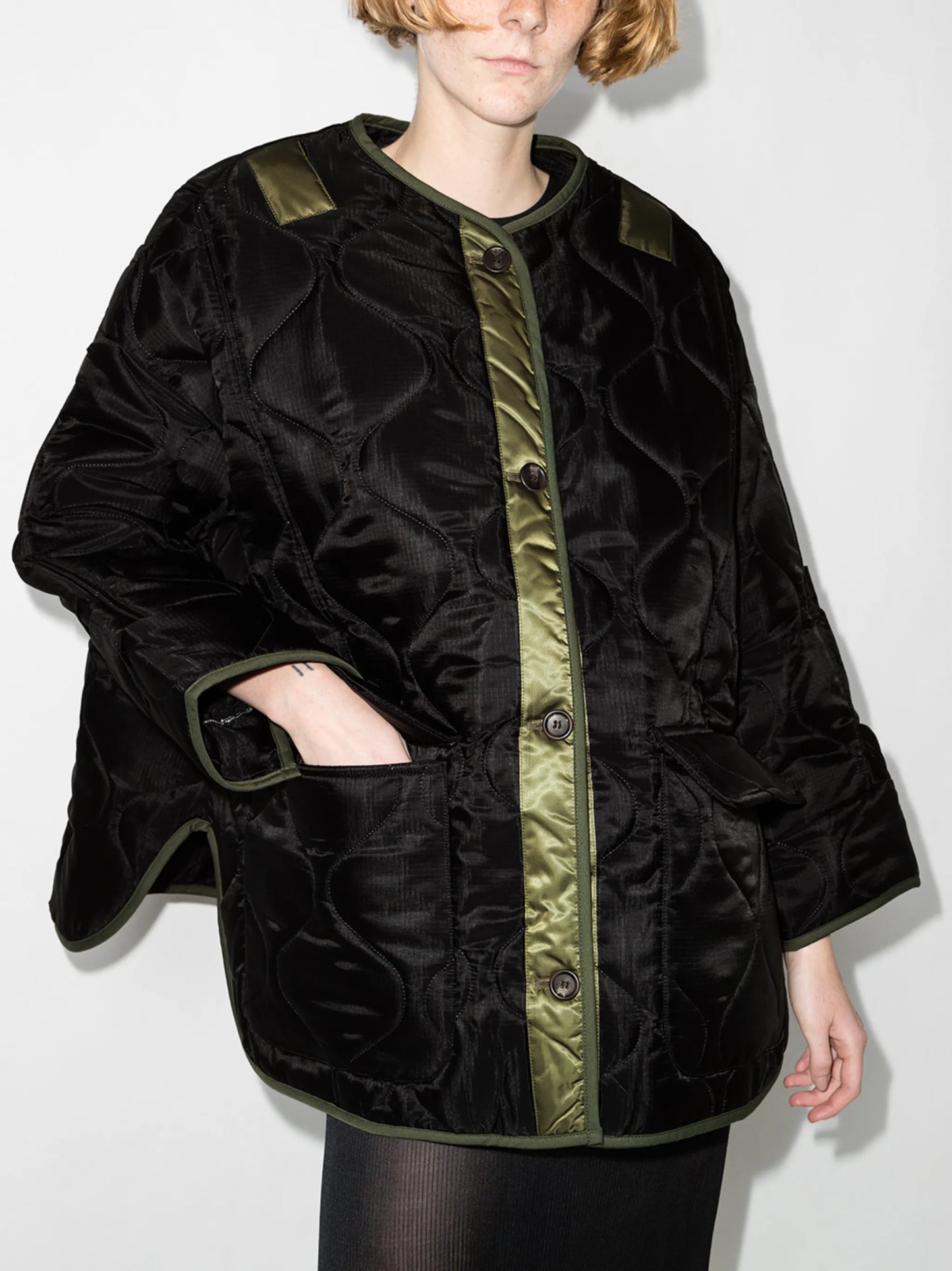 Teddy oversized quilted jacket