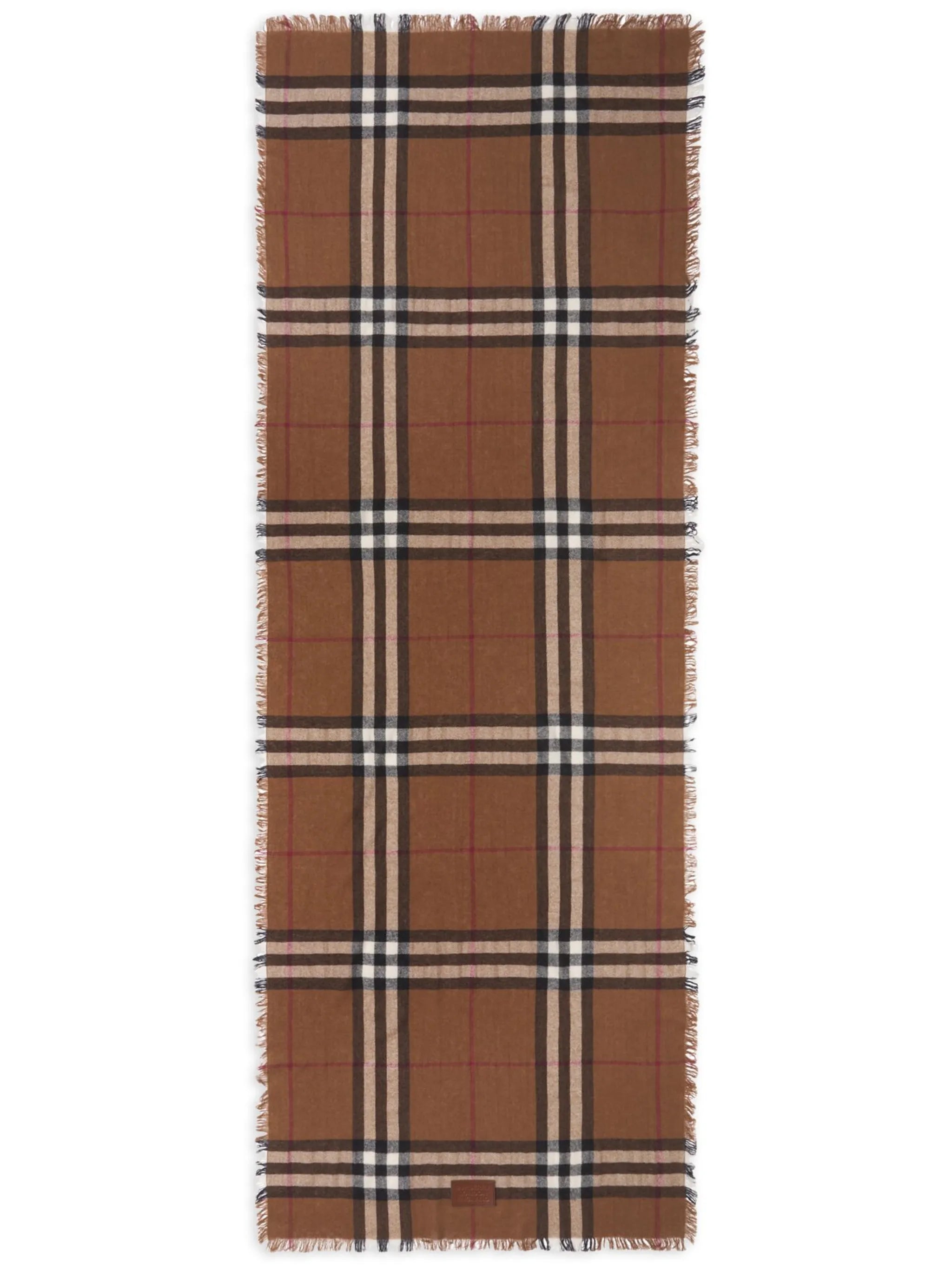 check-pattern scarf