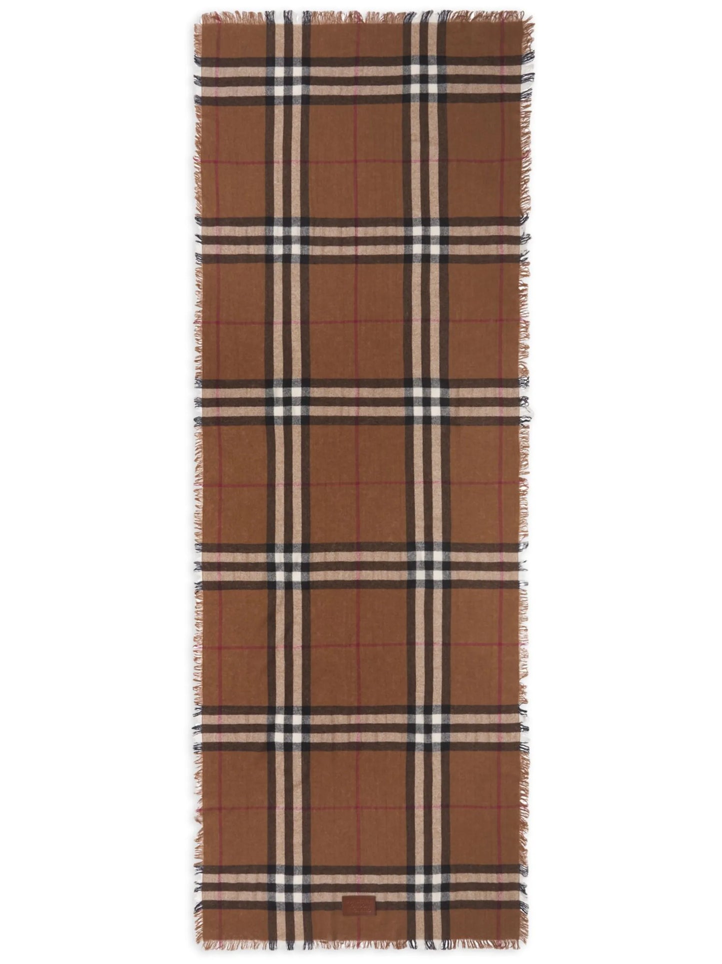check-pattern scarf