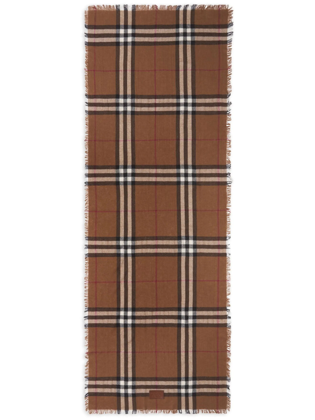 check-pattern scarf