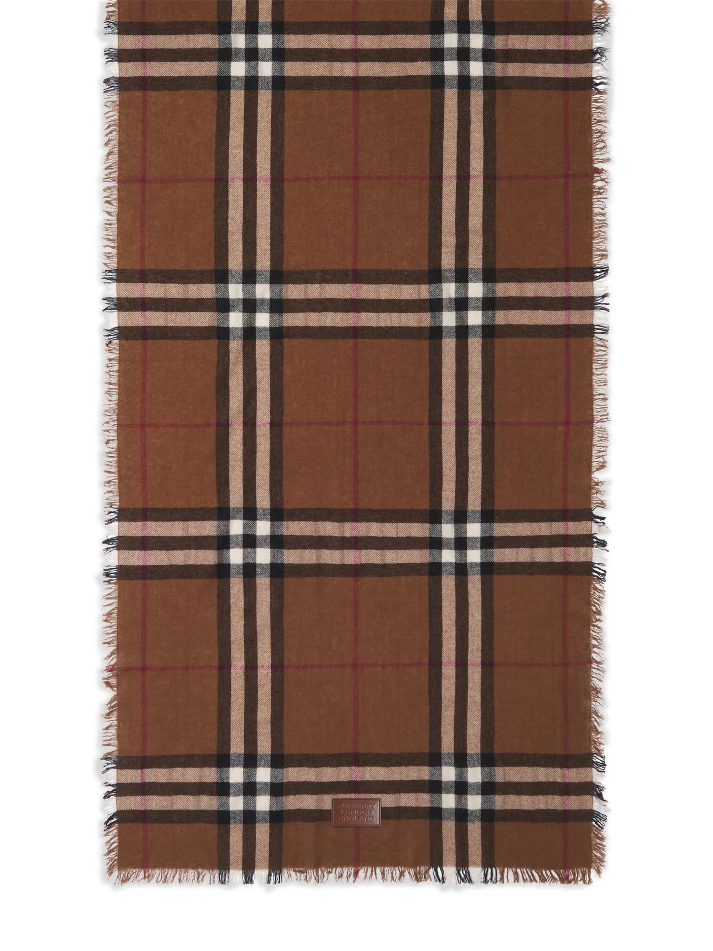 check-pattern scarf