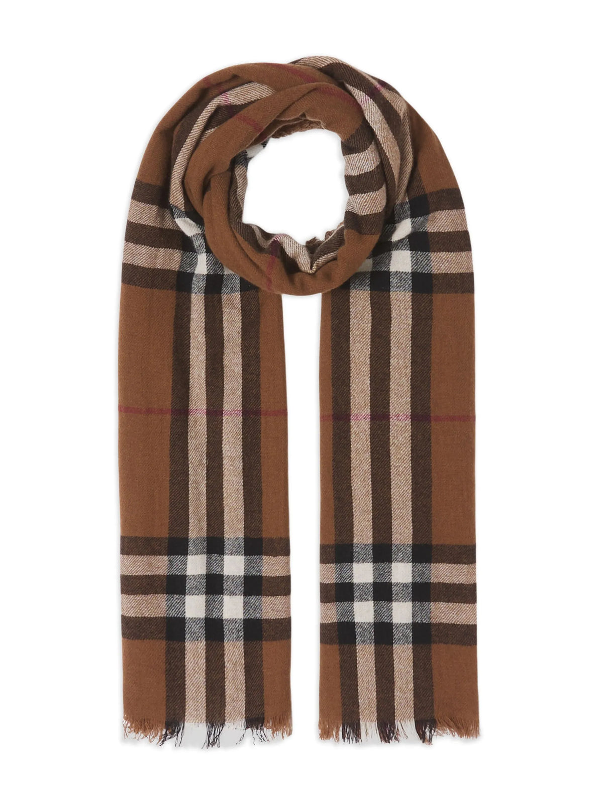 check-pattern scarf