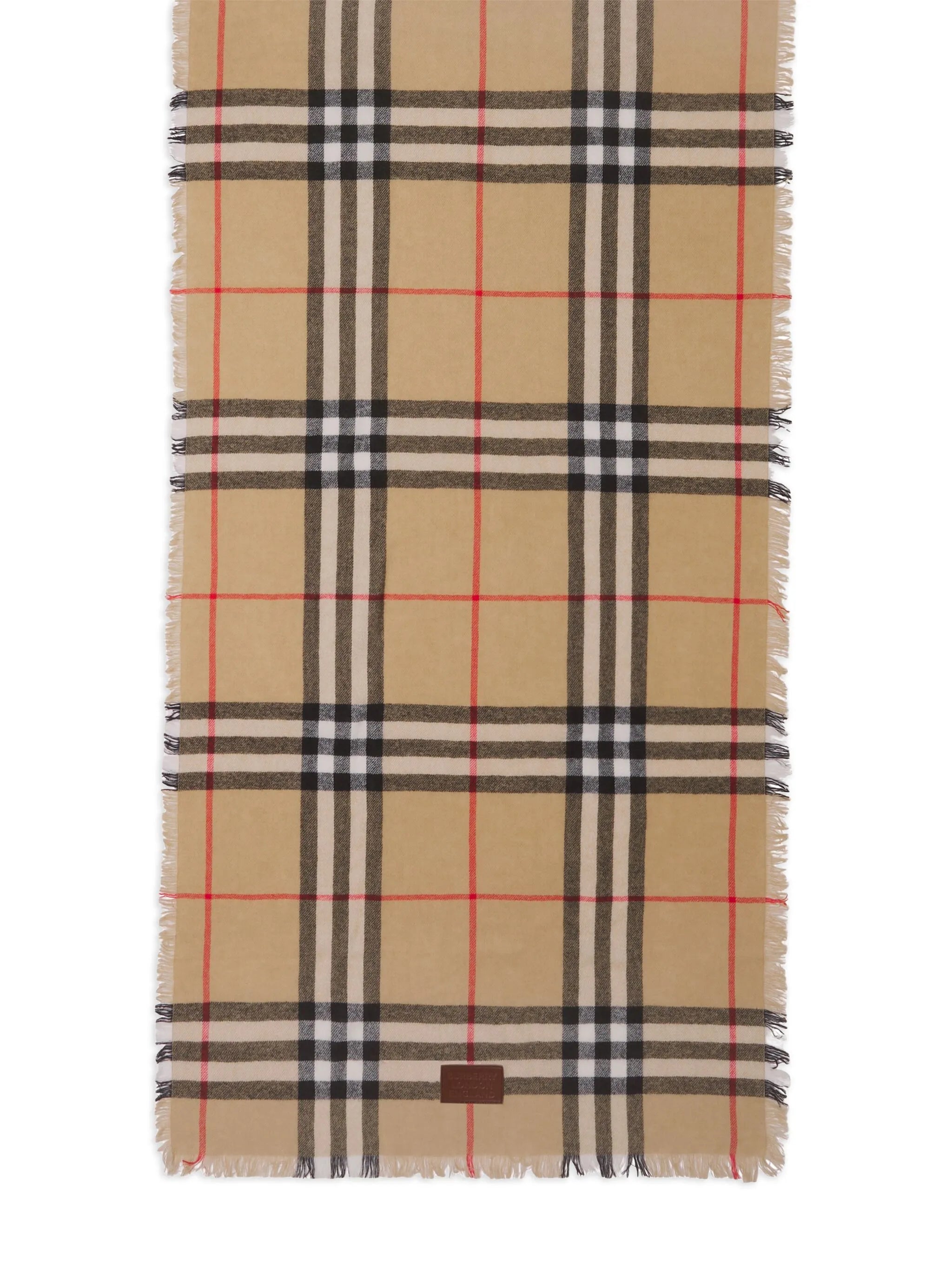 check-pattern scarf