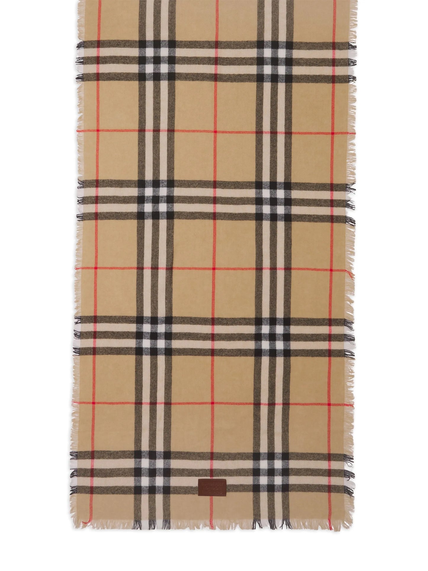 check-pattern scarf