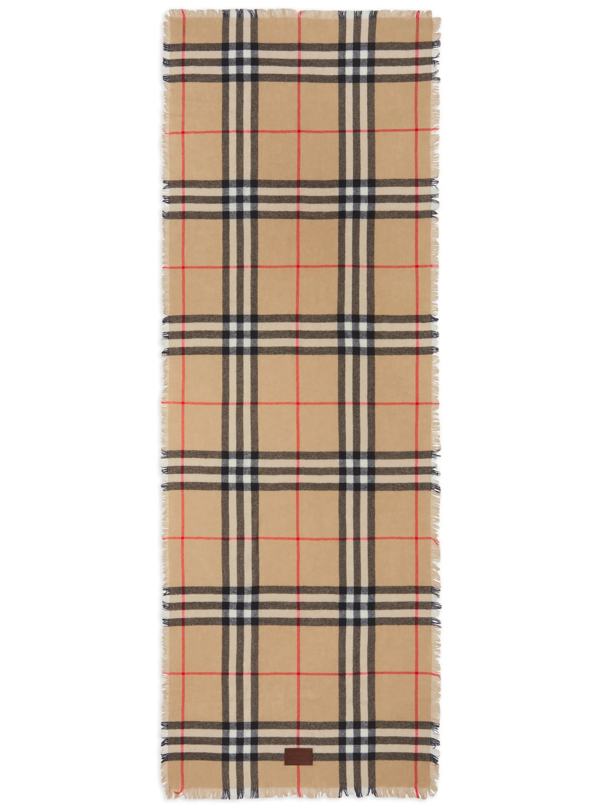 check-pattern scarf