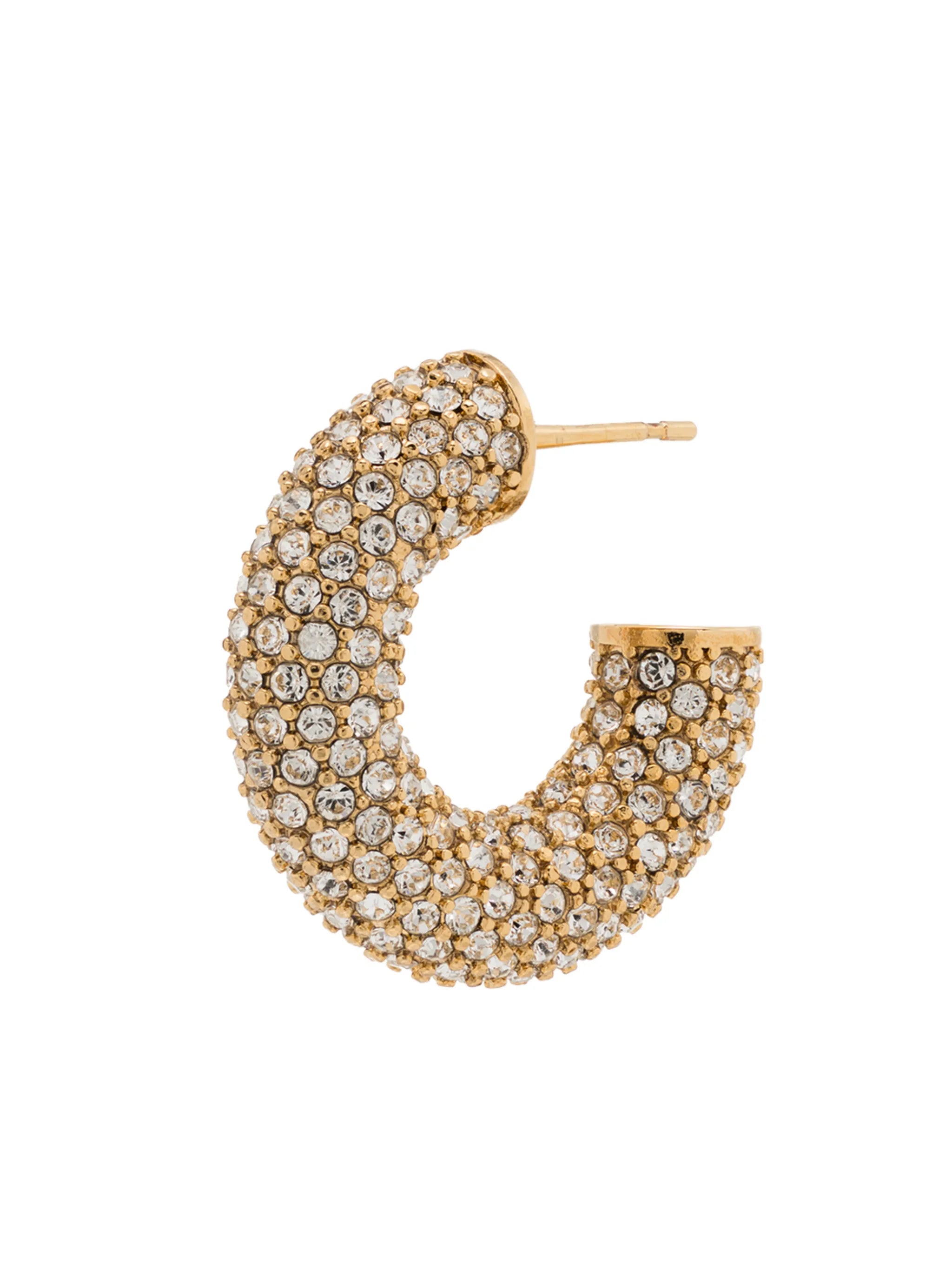 Cameron crystal-embellished hoop earrings