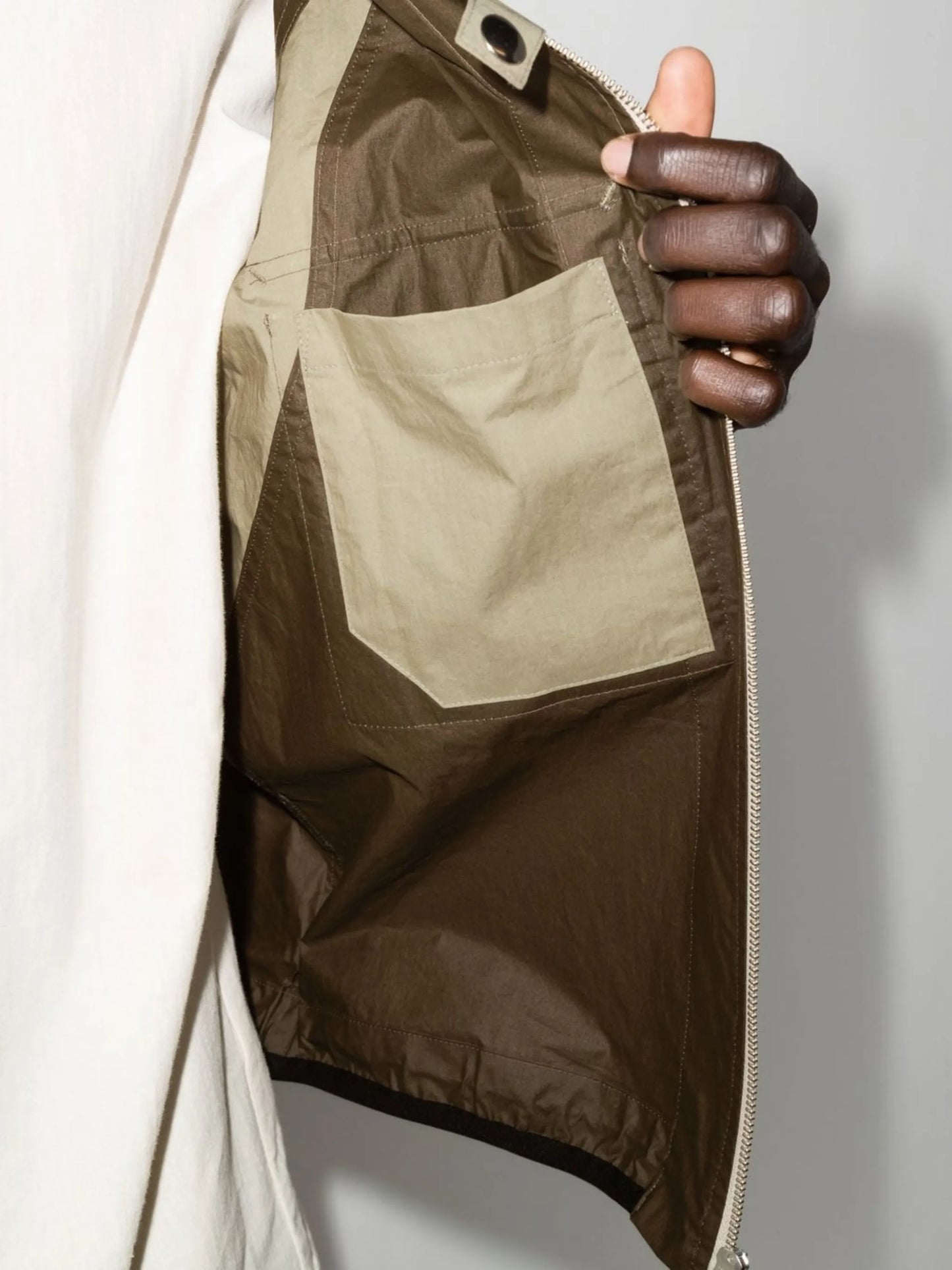 panelled track jacket