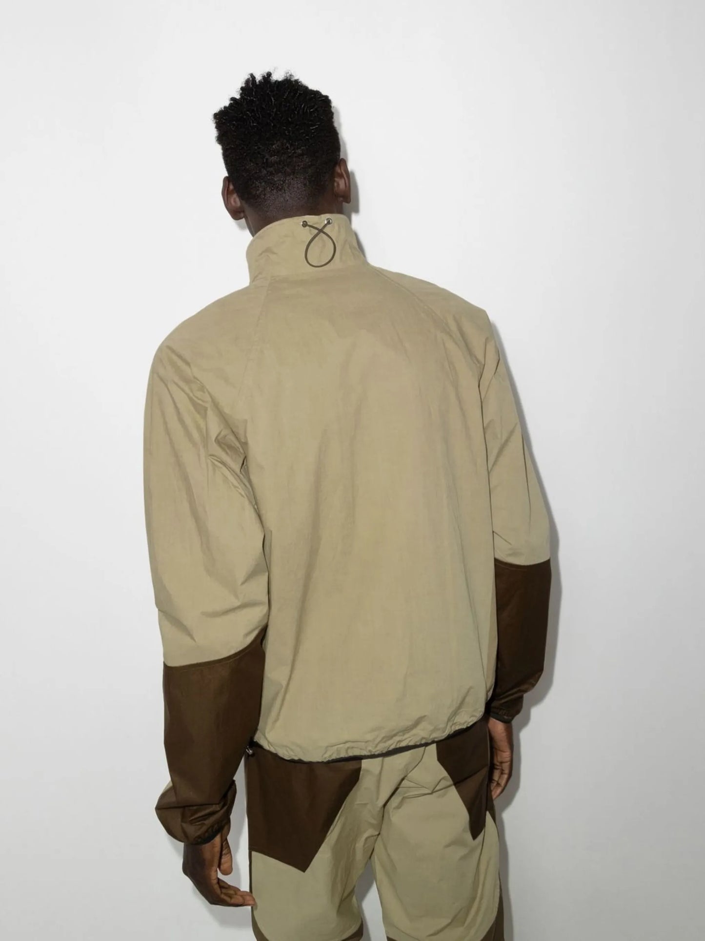 panelled track jacket