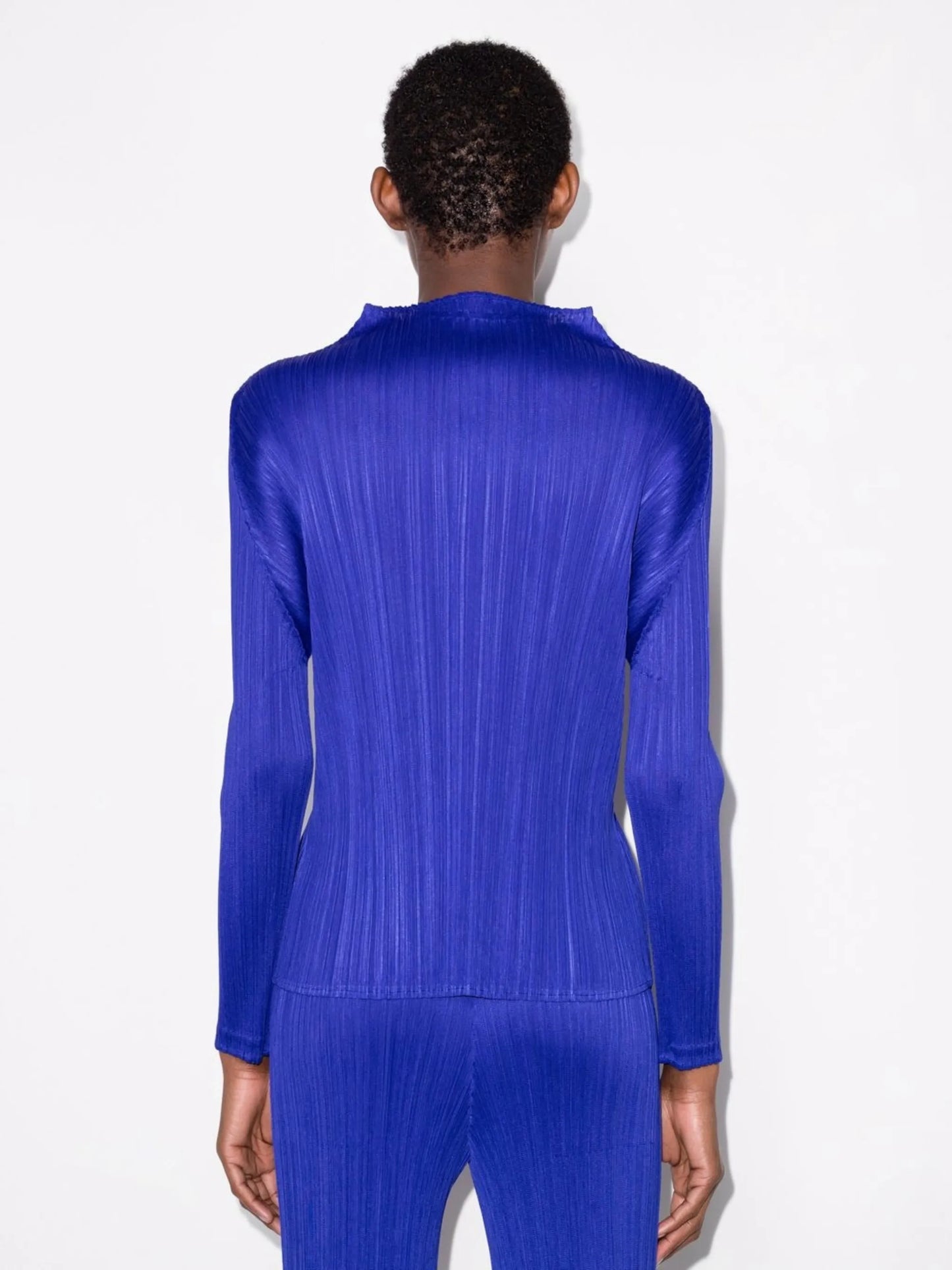 Monthly Colours January plissé-effect top