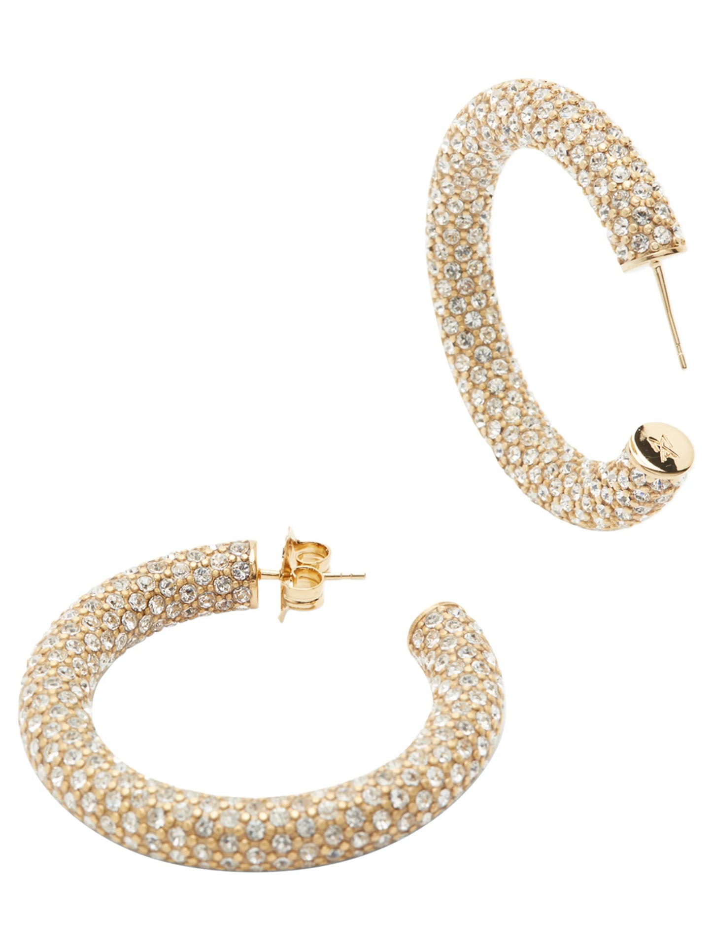 Cameron thick hoop earrings