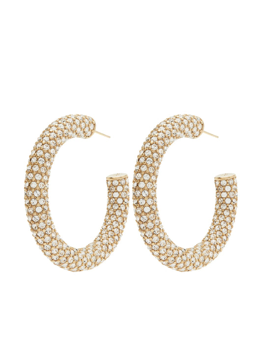 Cameron thick hoop earrings