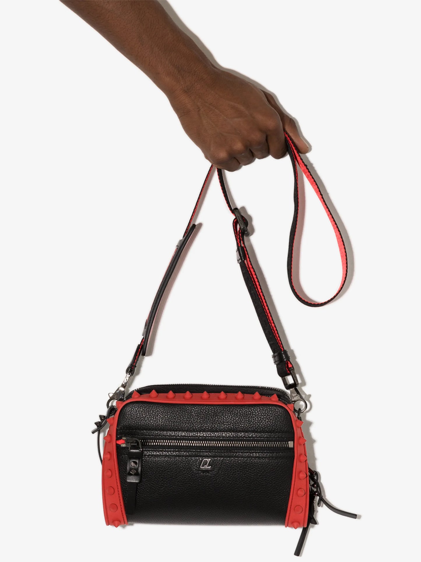 Loubitown leather clutch
