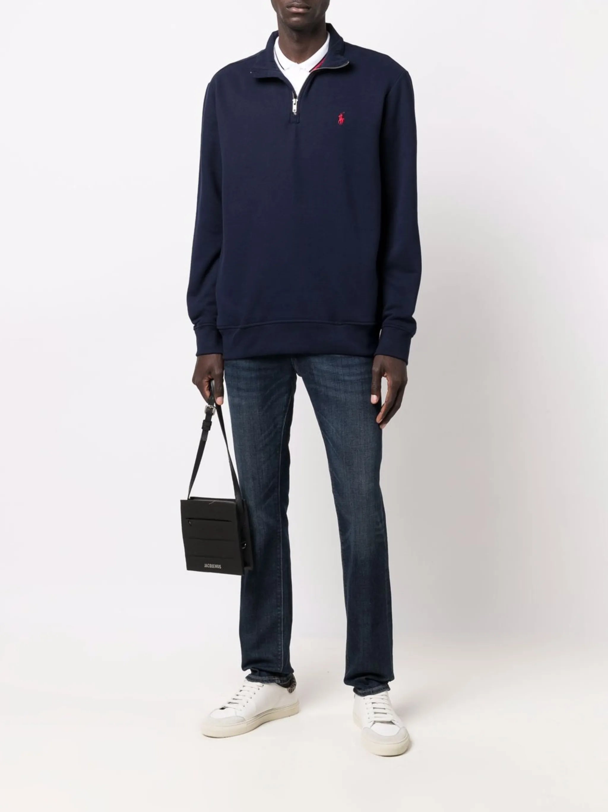 Polo Pony pullover fleece sweatshirt