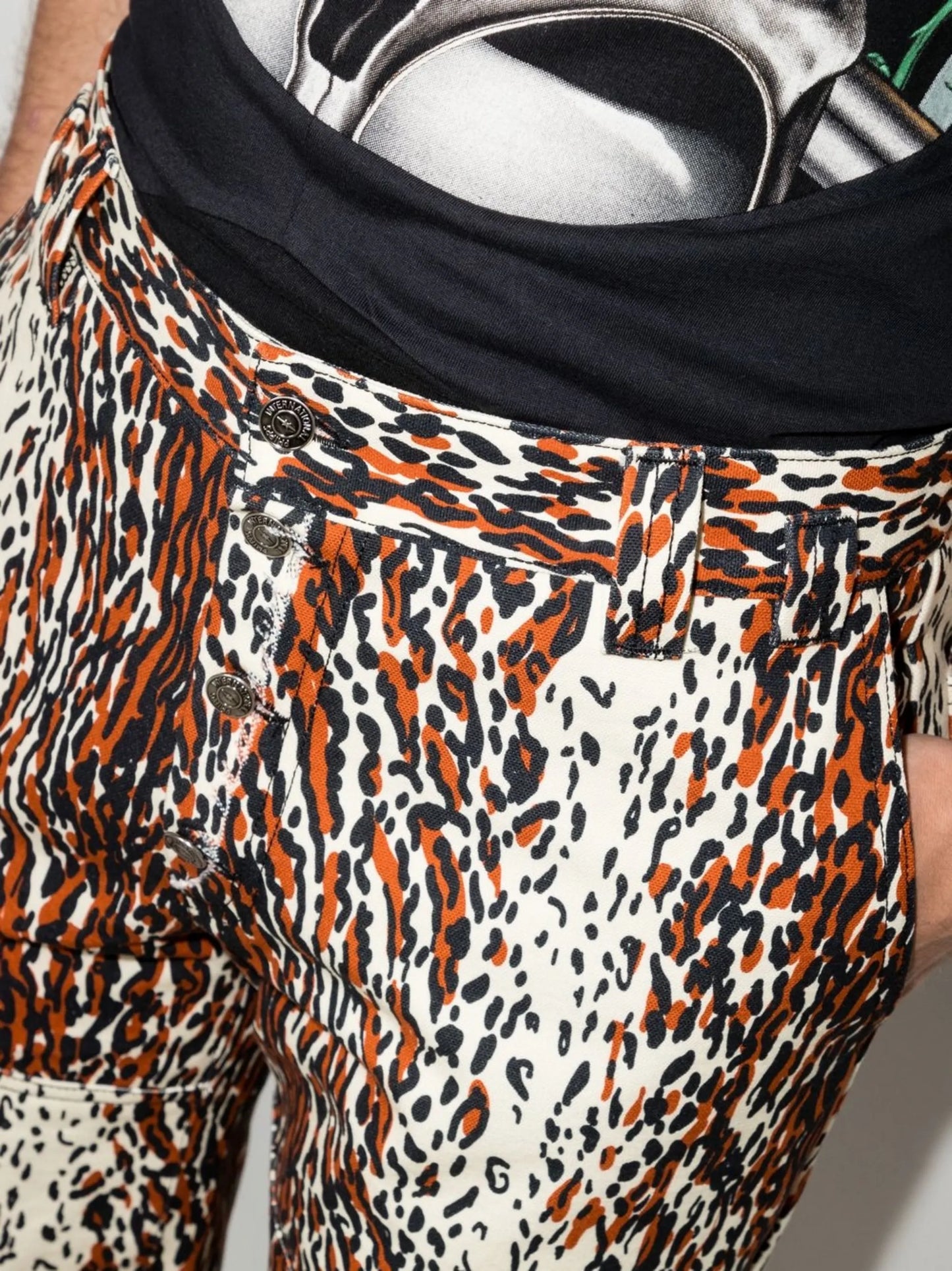 Action straight-leg trousers
