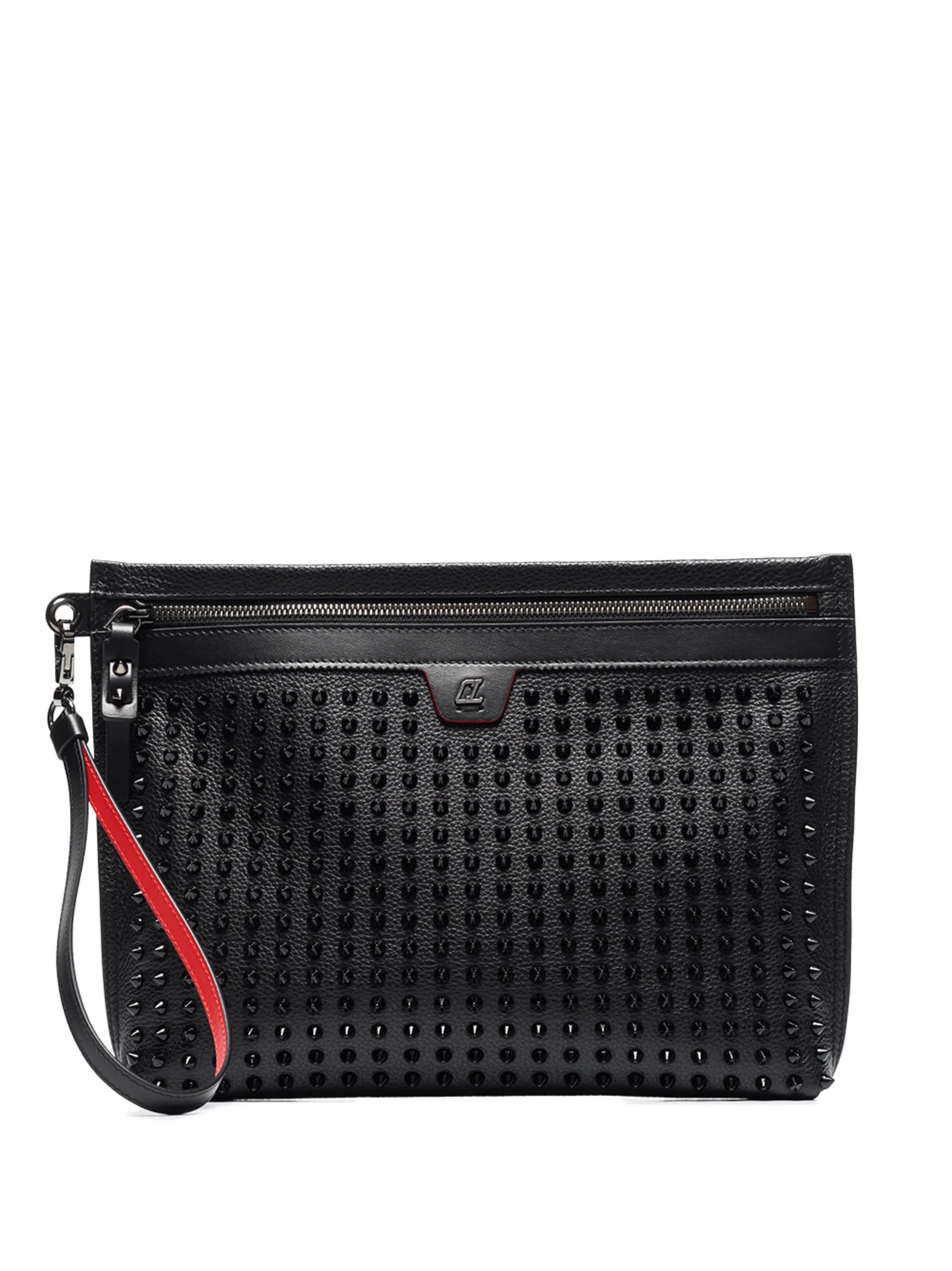 Citypouch studded clutch bag