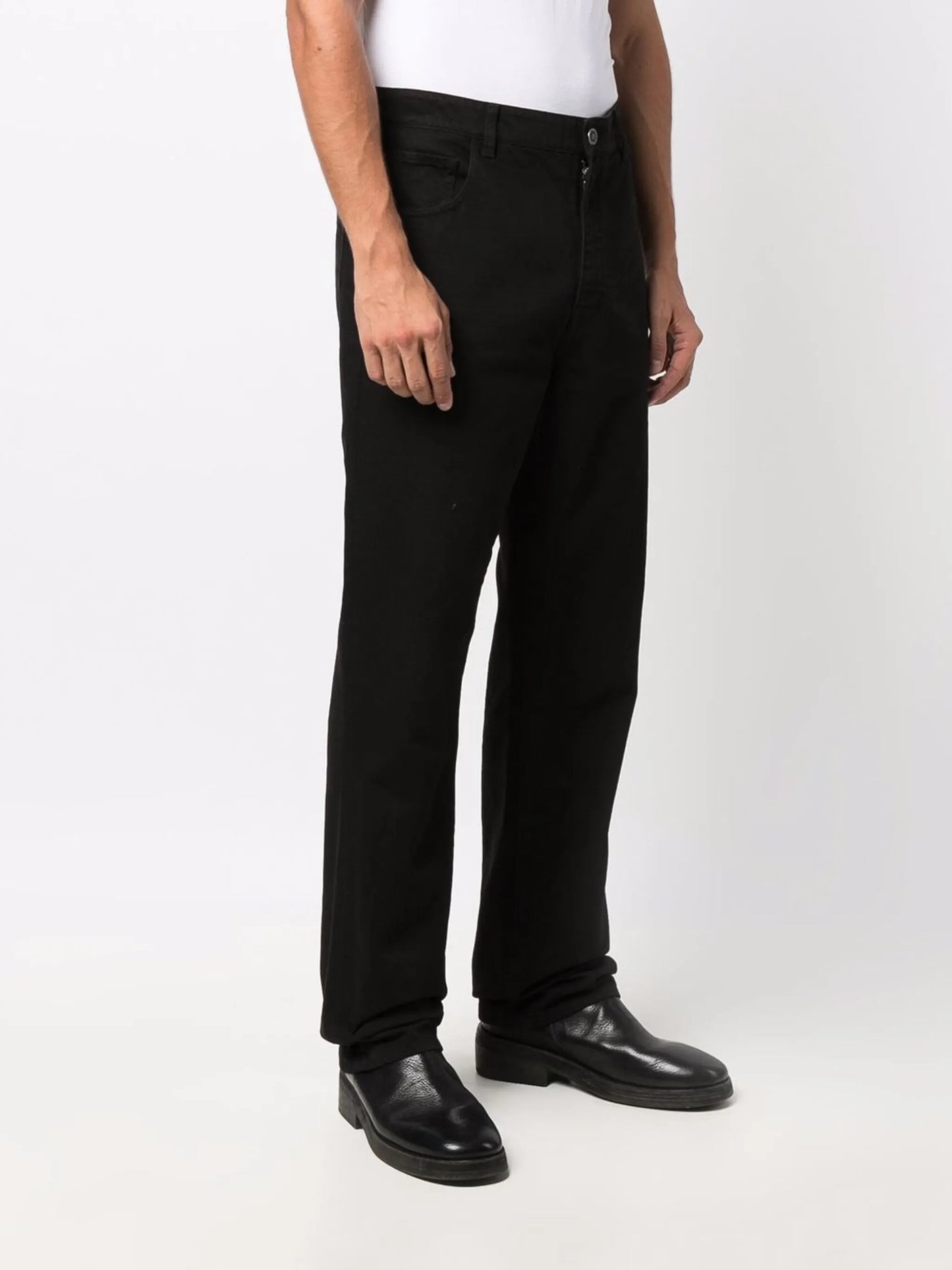 straight-leg cropped jeans