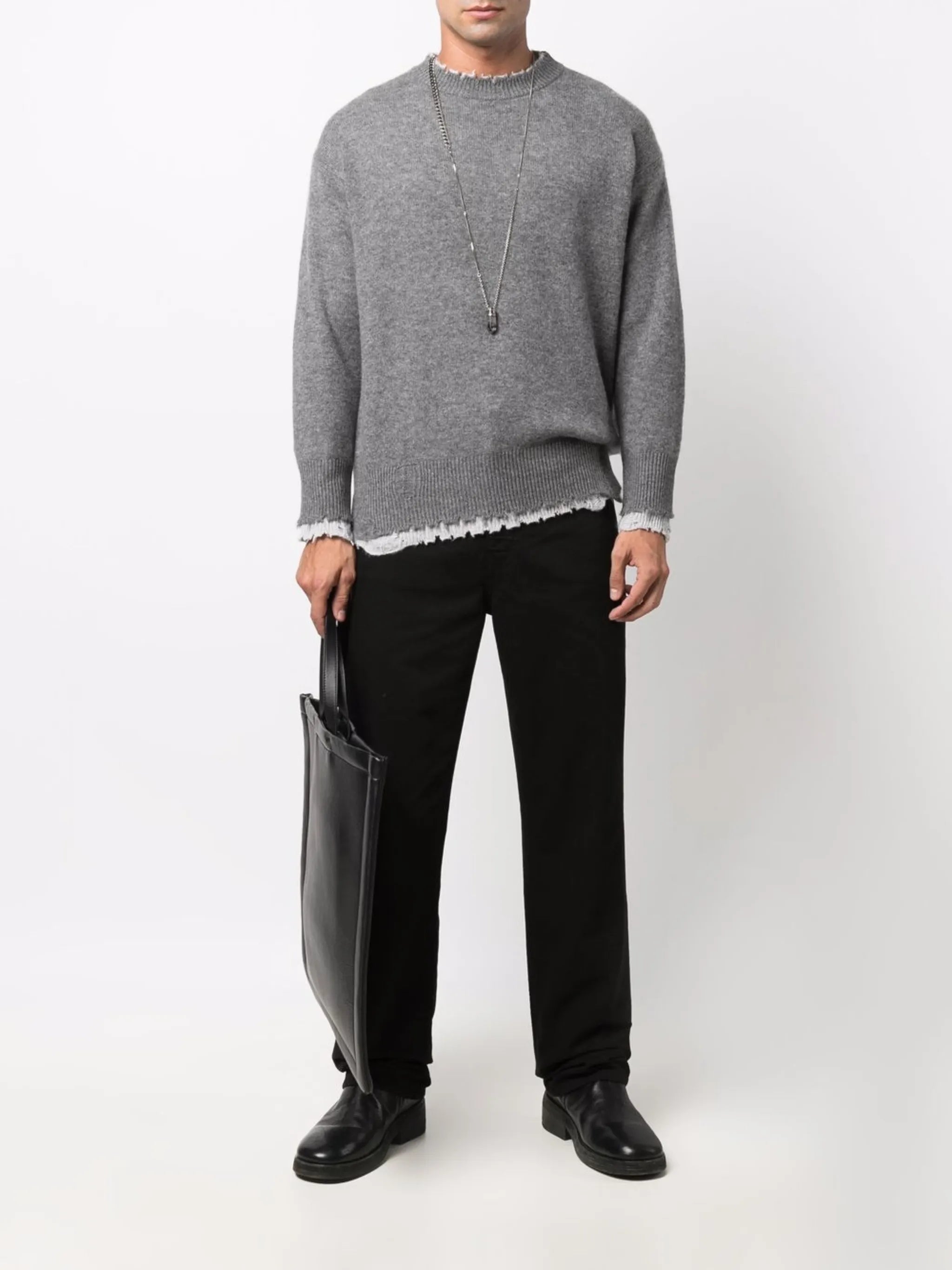 straight-leg cropped jeans