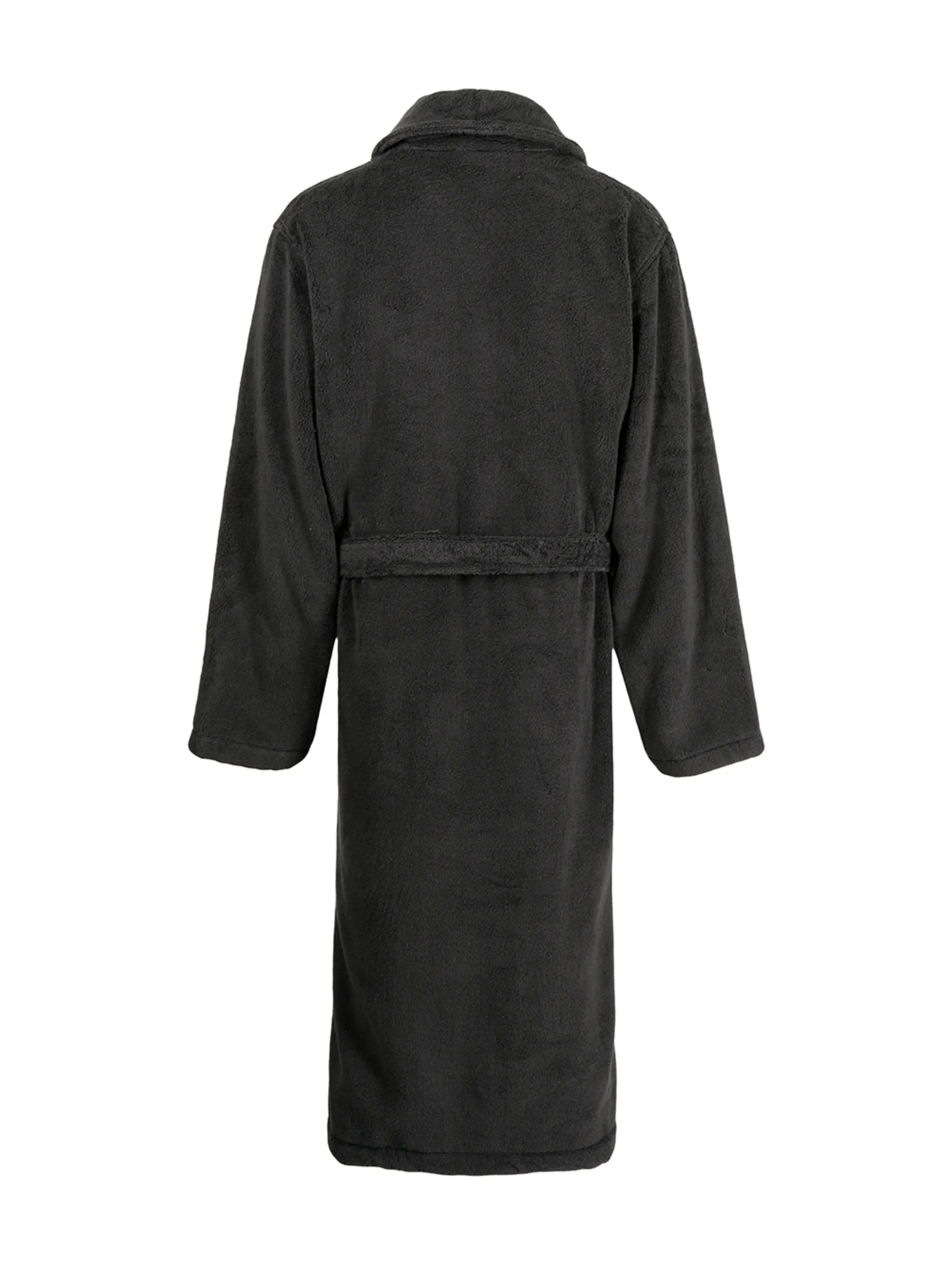 logo-embroidered bathrobe