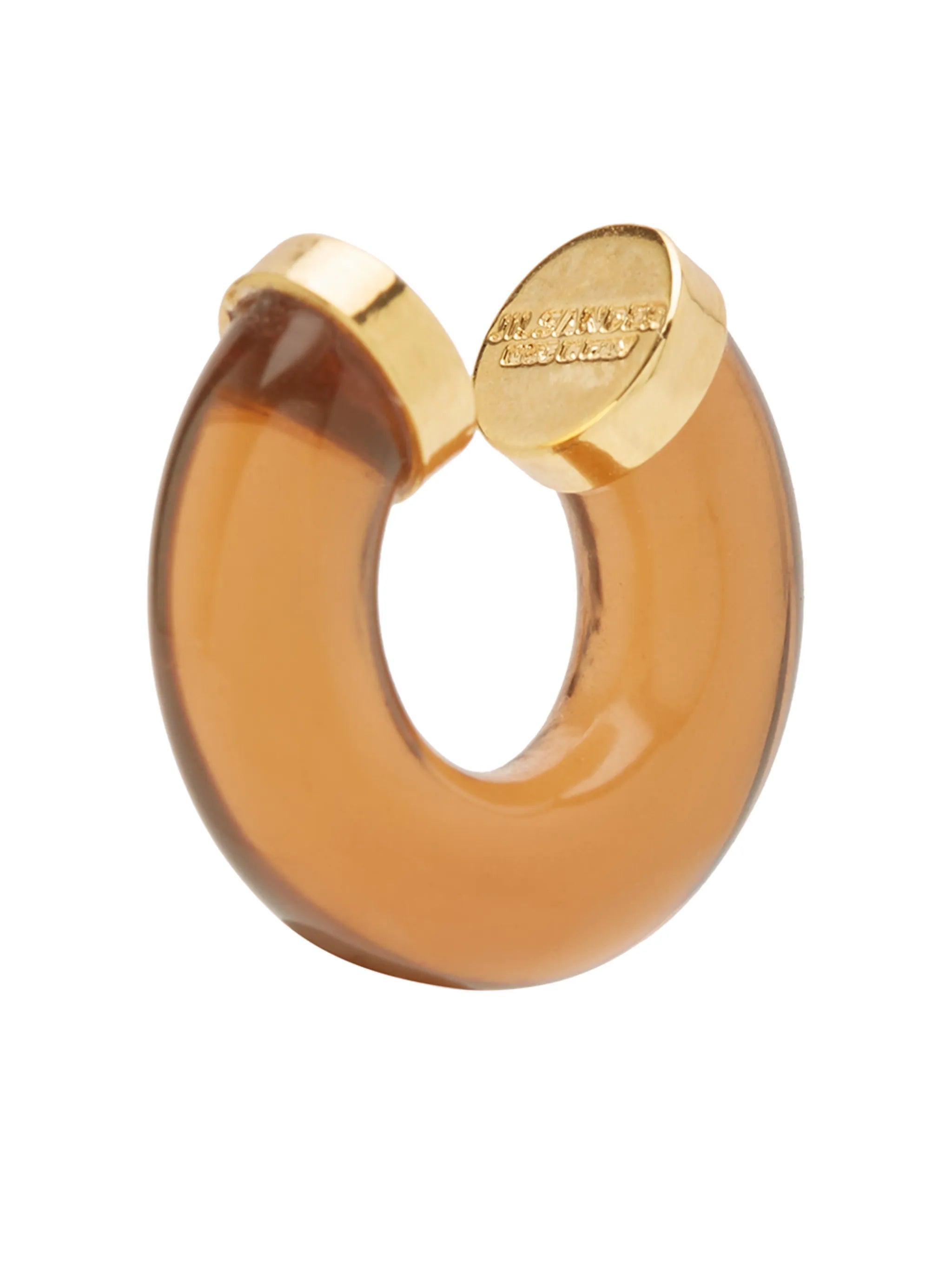 chunky huggie earring