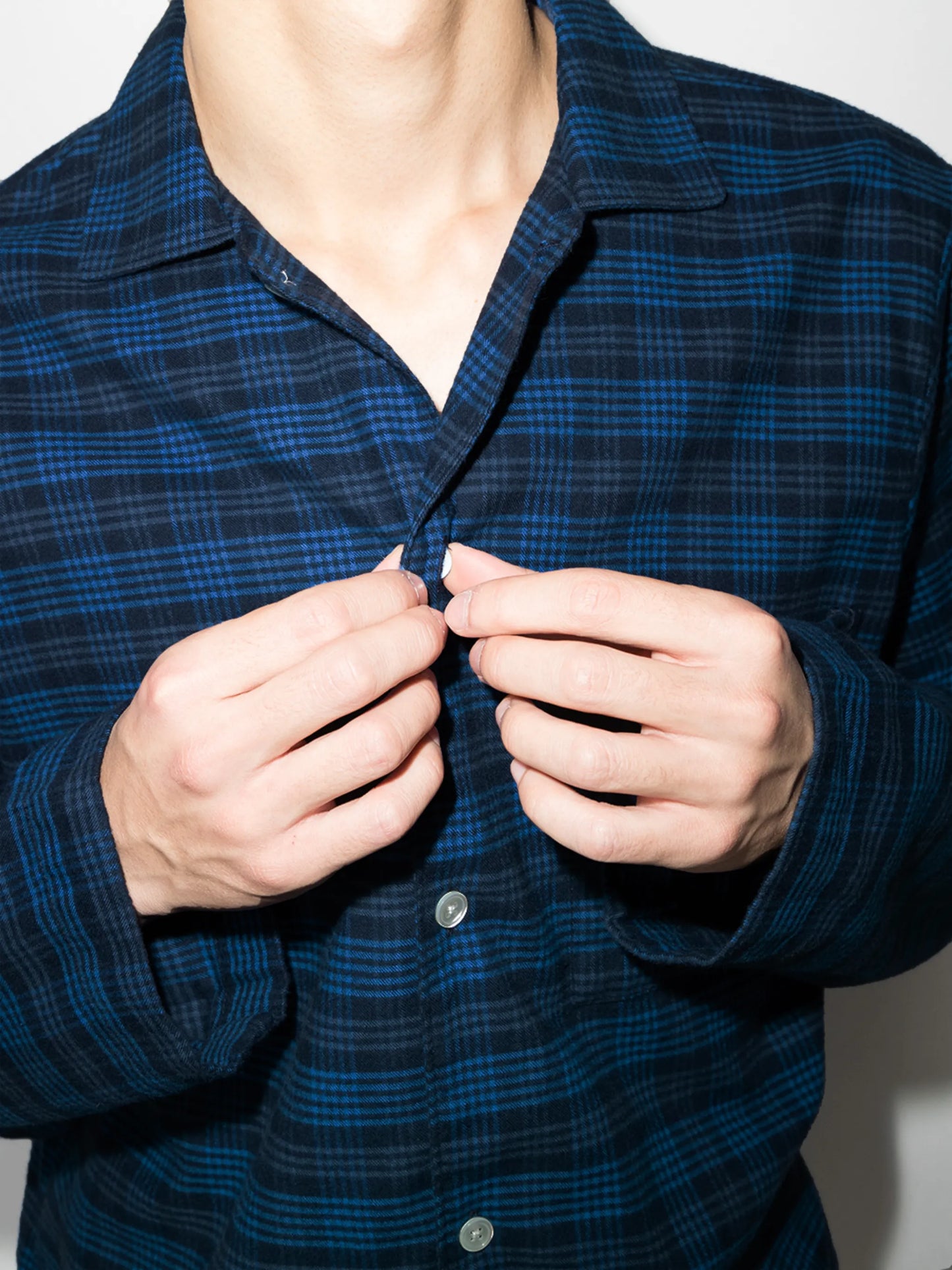 organic cotton plaid shirt