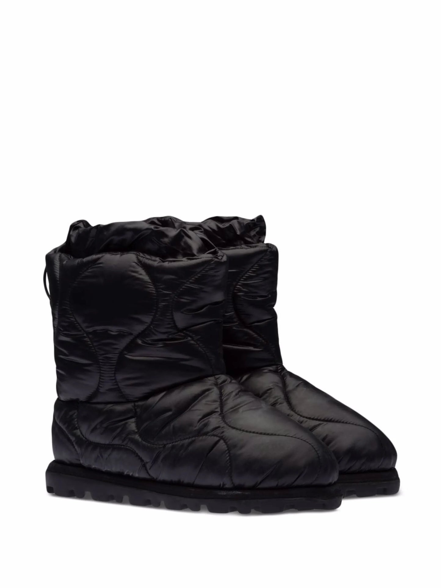 quilted ankle boots