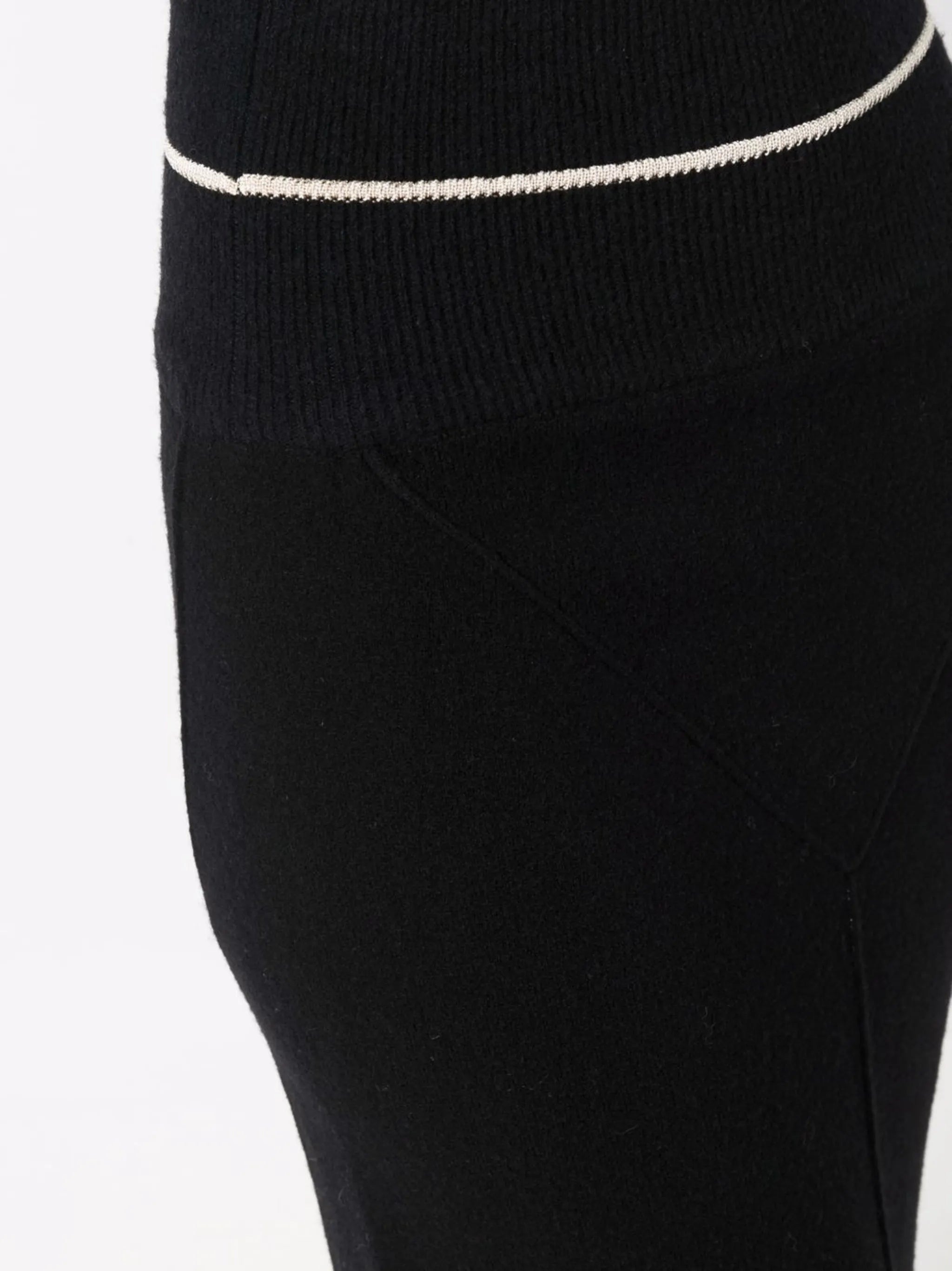 front-slit skirt