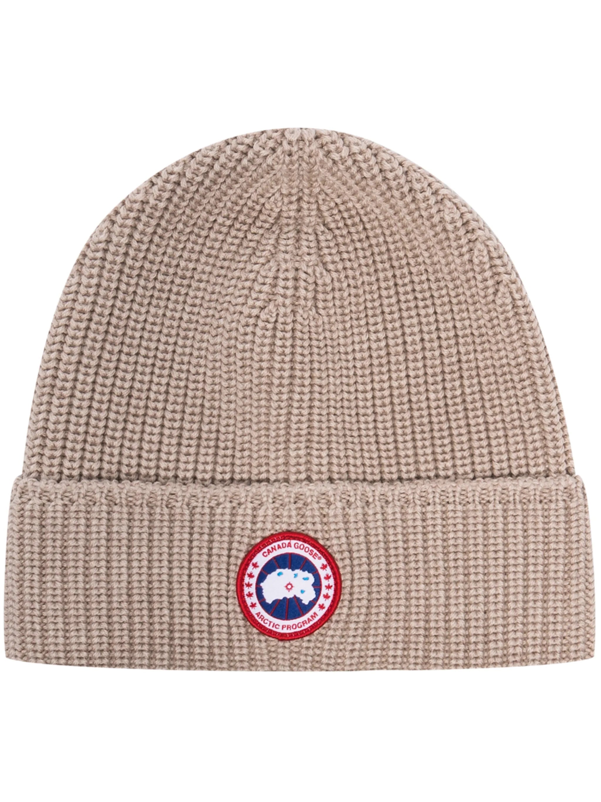 Arctic ribbed-knit beanie