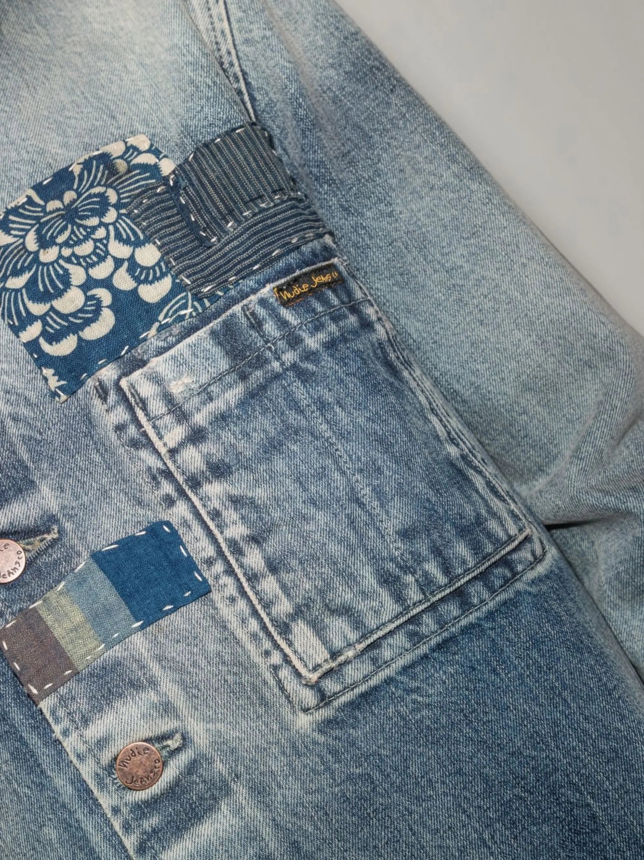 Reworked denim jacket