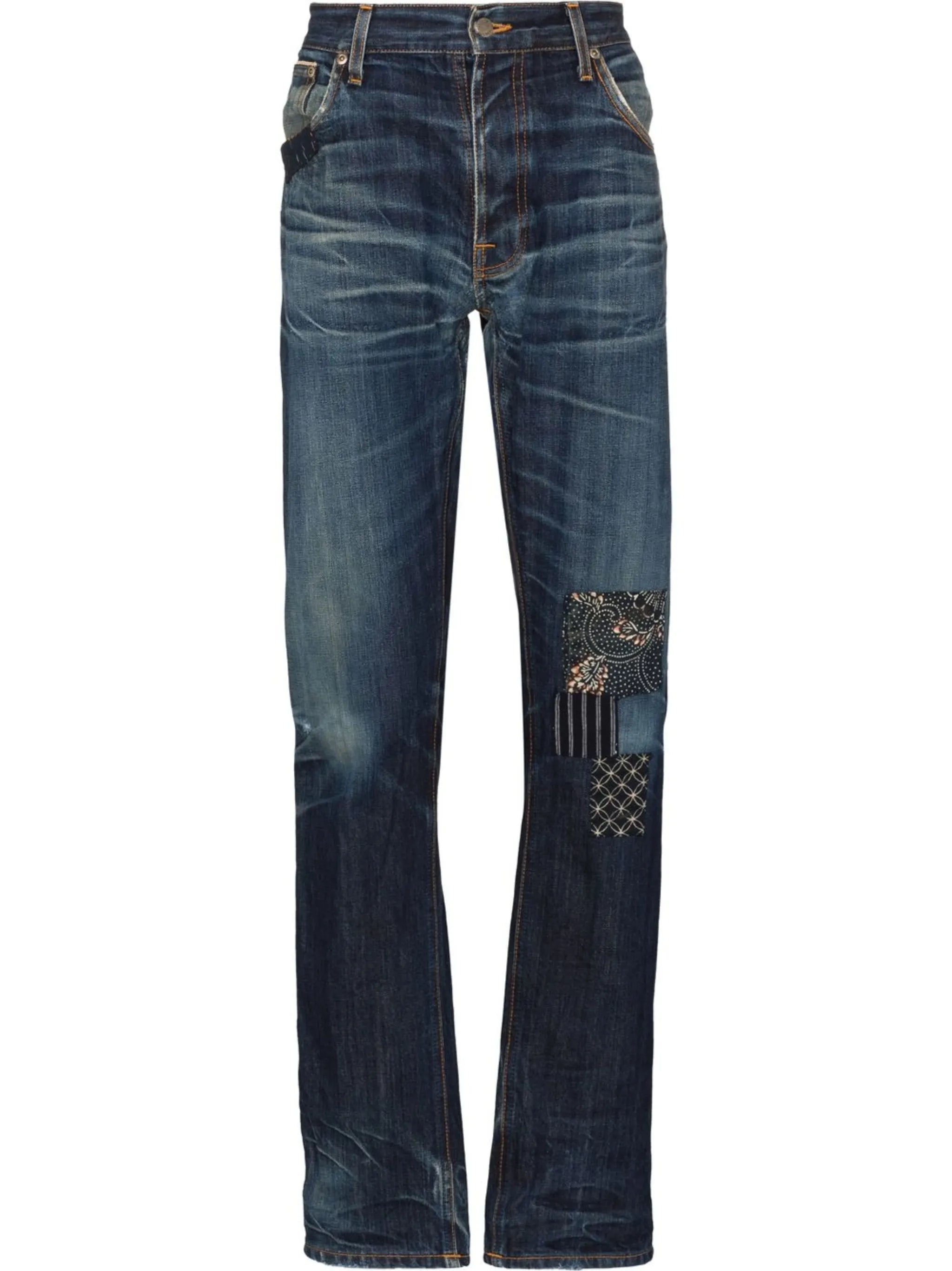 Reworked Hank Rey straight-legged jeans