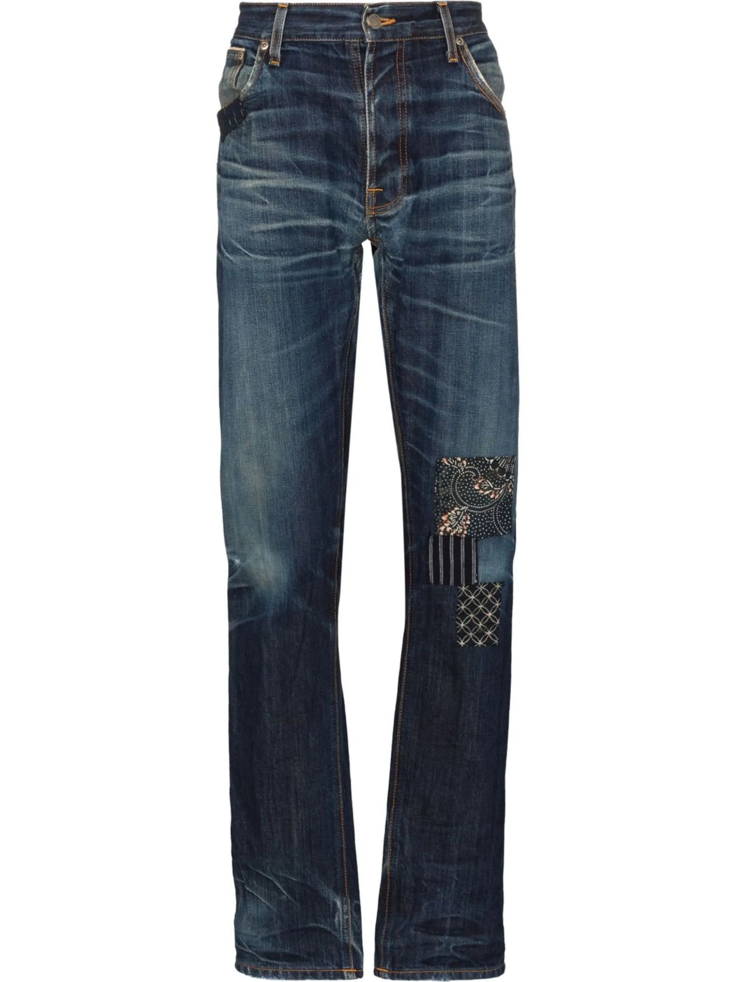 Reworked Hank Rey straight-legged jeans