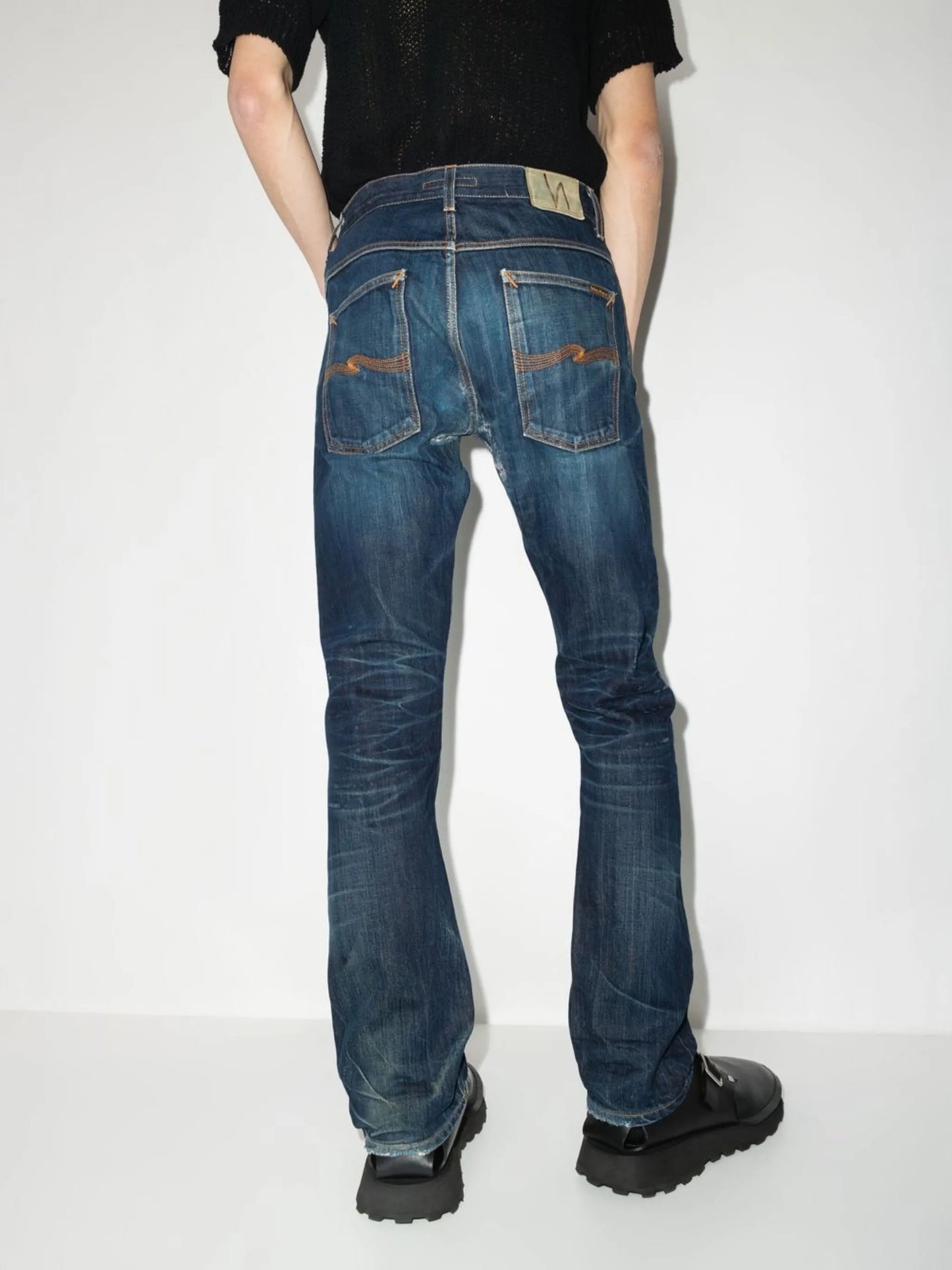 Reworked Hank Rey straight-legged jeans