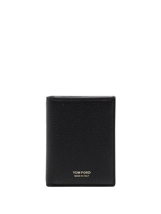 bi-fold leather cardholder