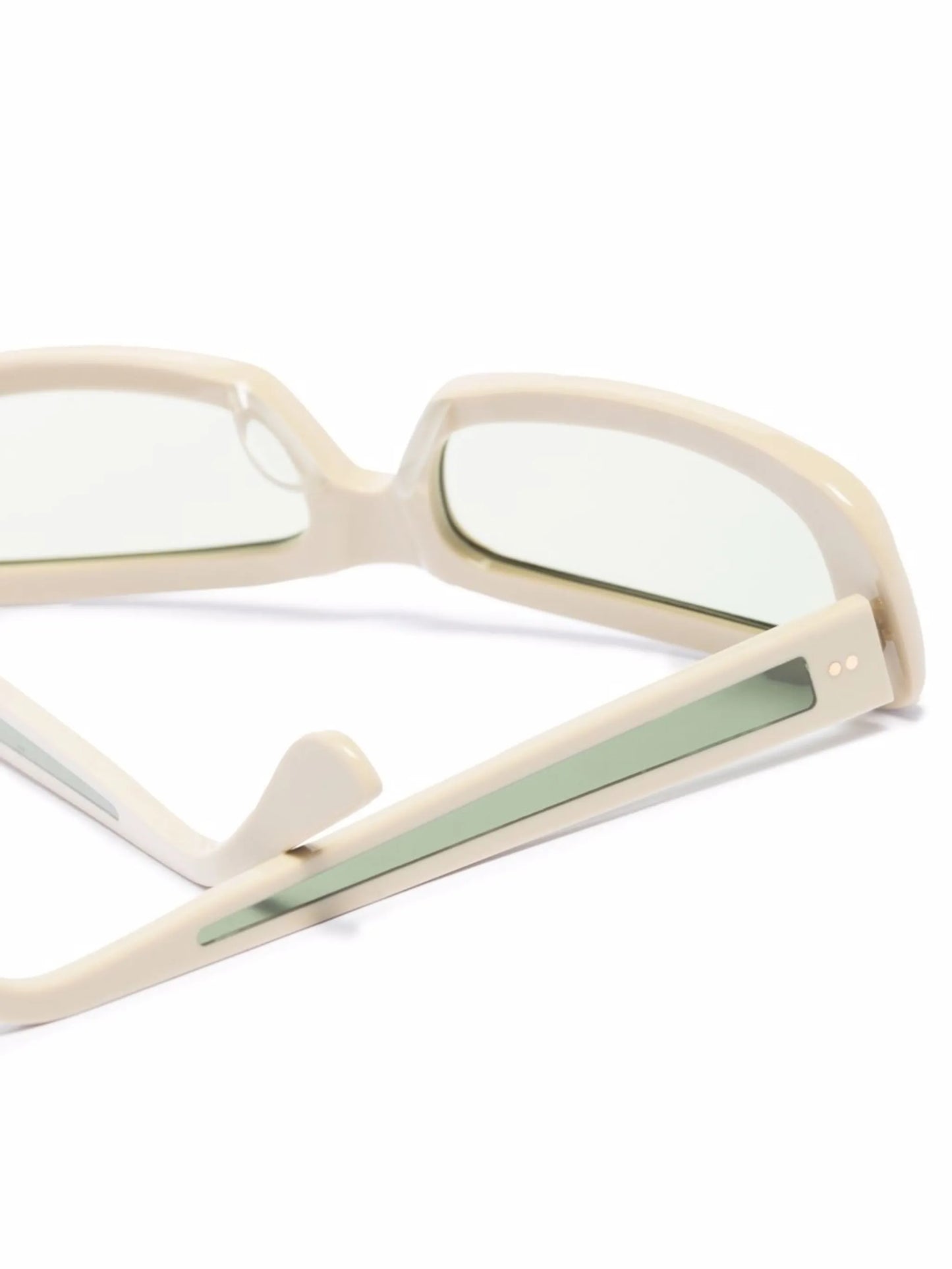 rectangle-frame tinted sunglasses