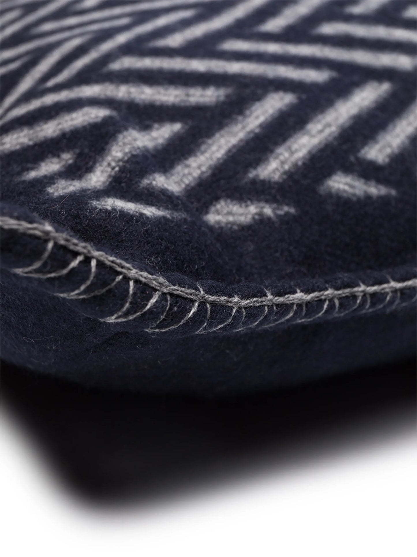 herringbone jacquard cushion