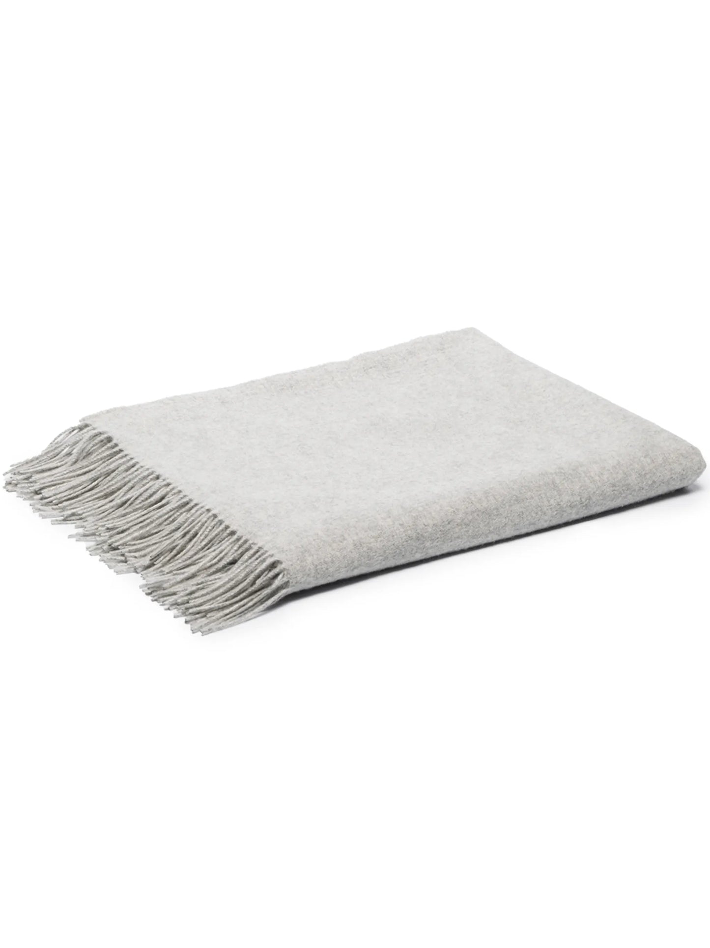 fringed cashmere blanket