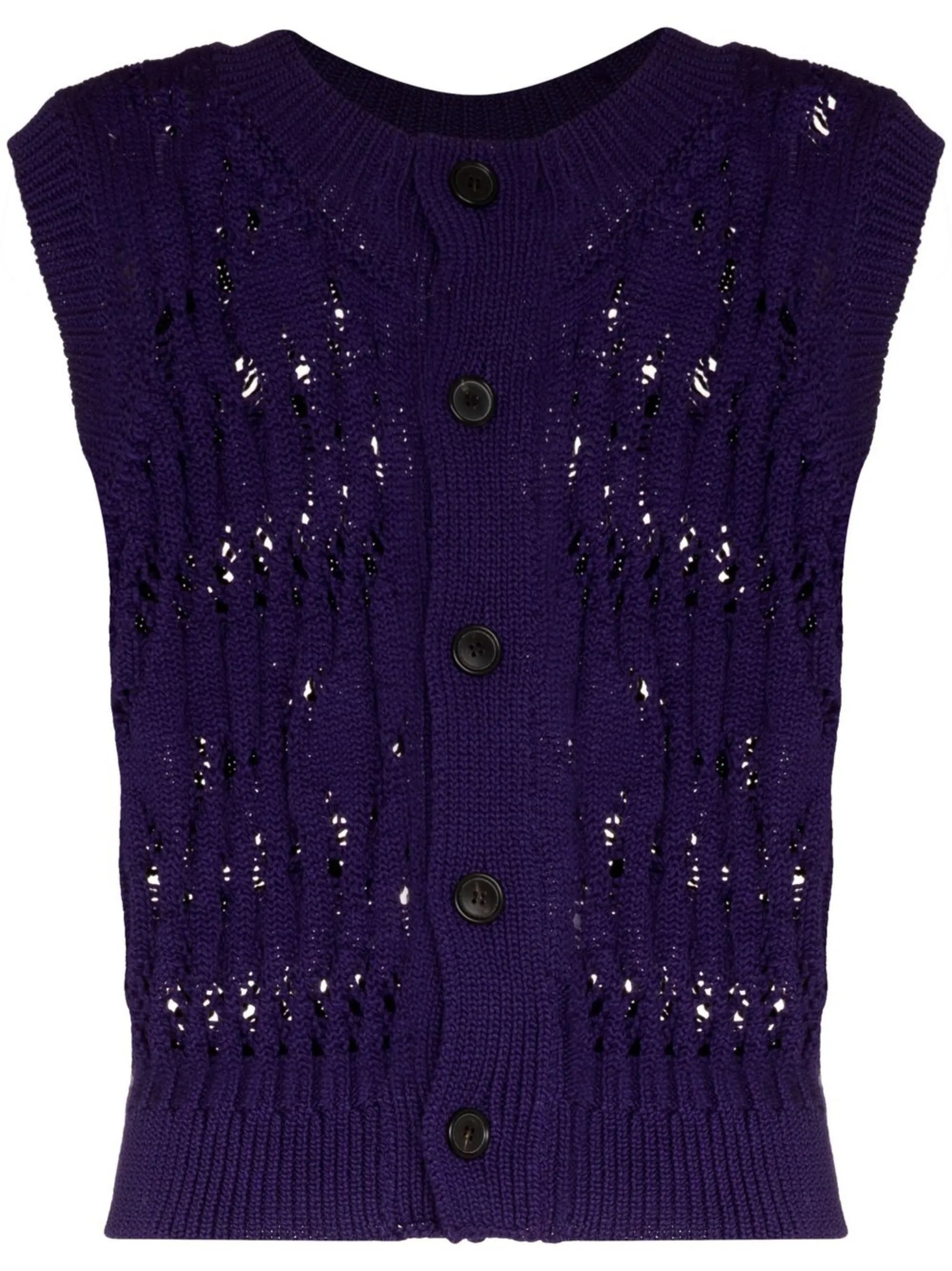 Clemens cutout knitted vest