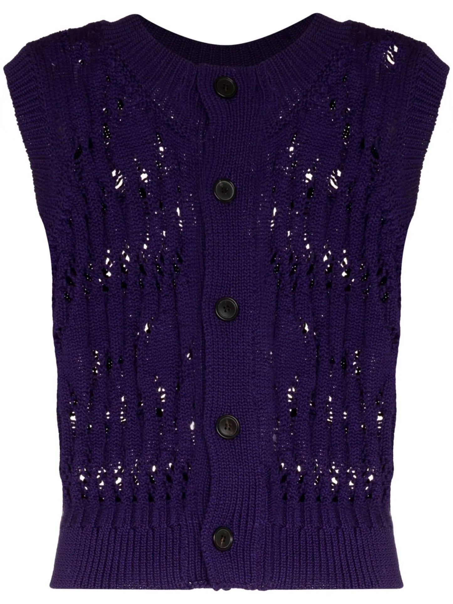 Clemens cutout knitted vest
