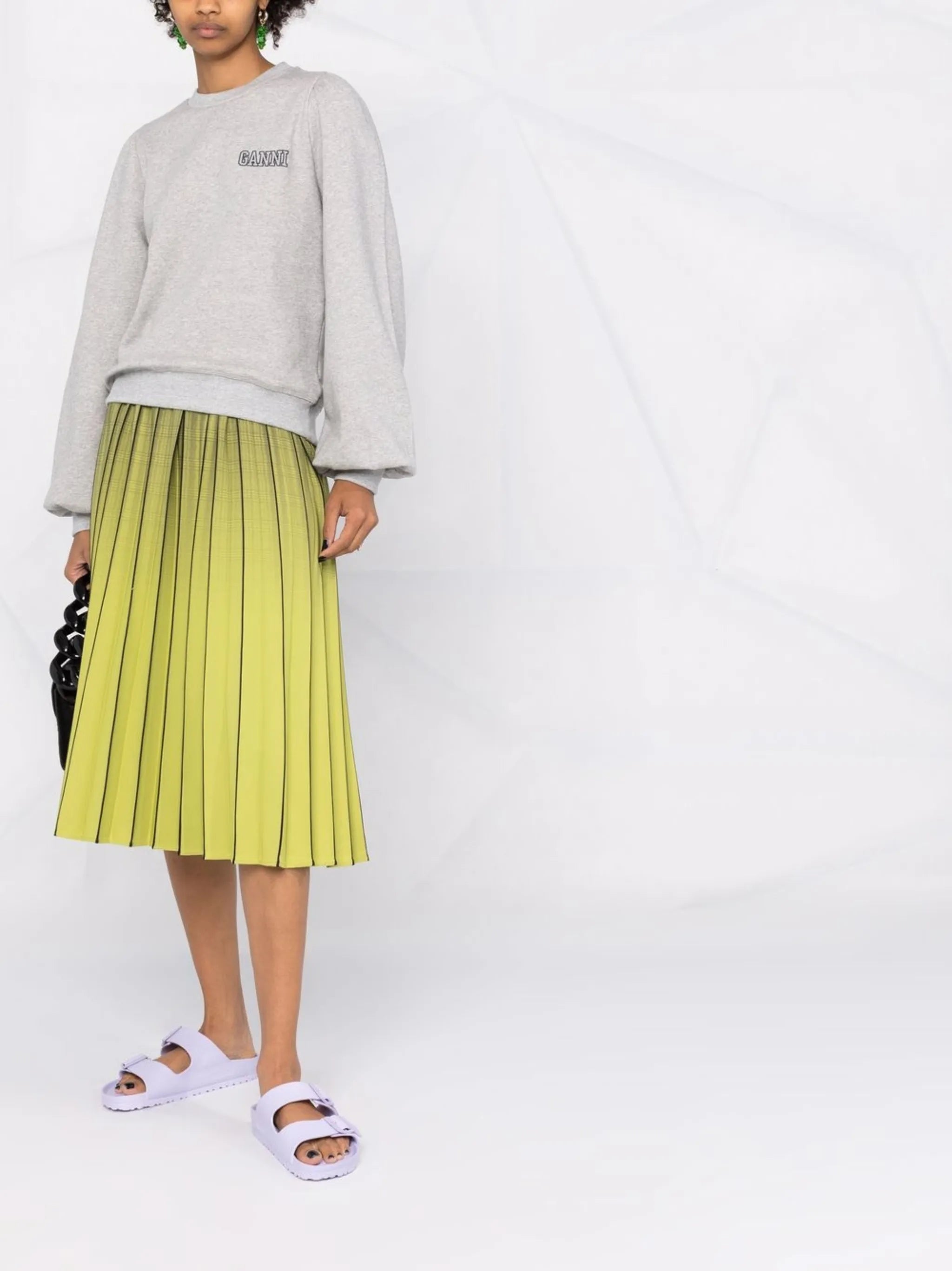 puff sleeve sweatshirt