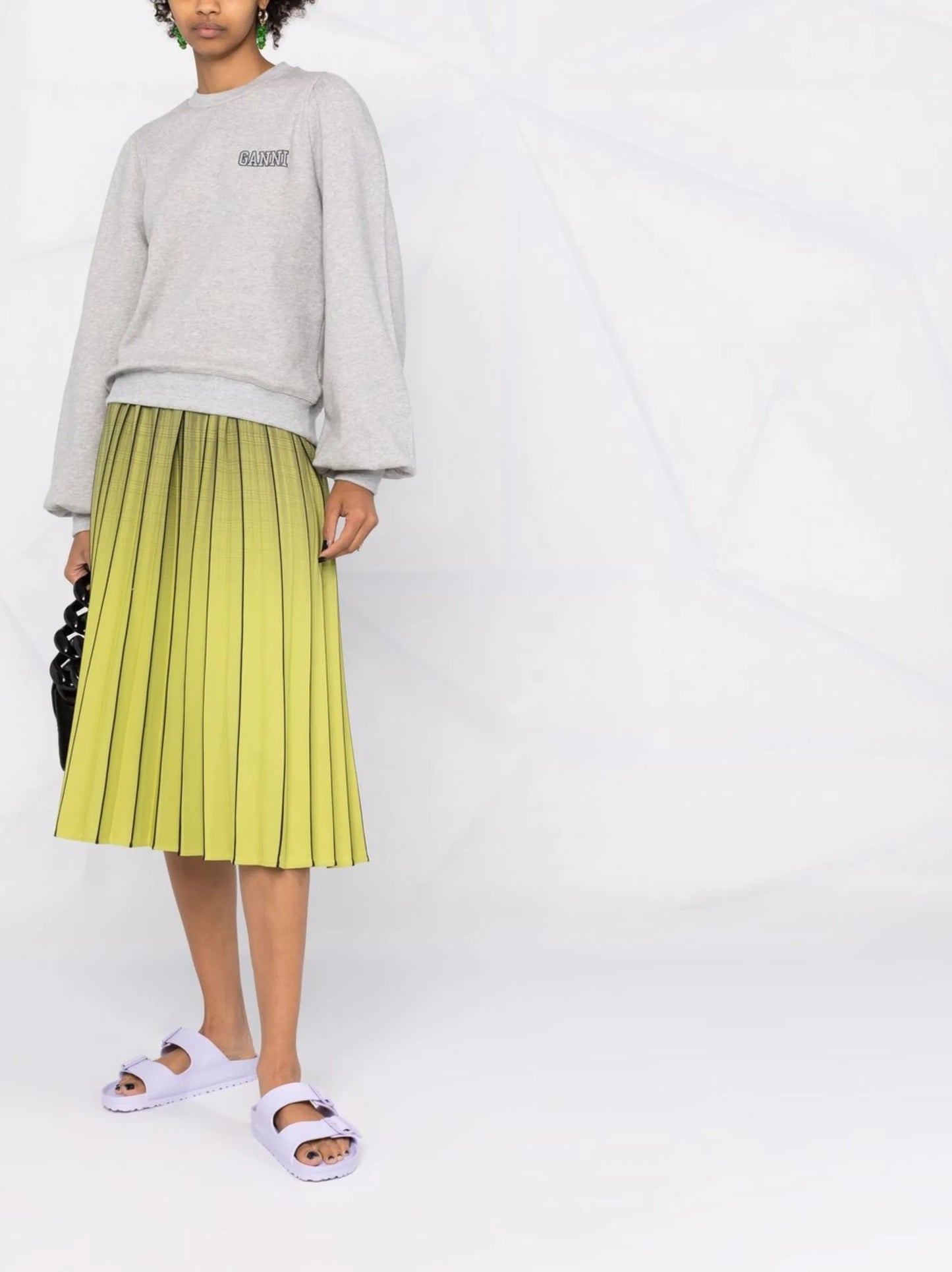 puff sleeve sweatshirt