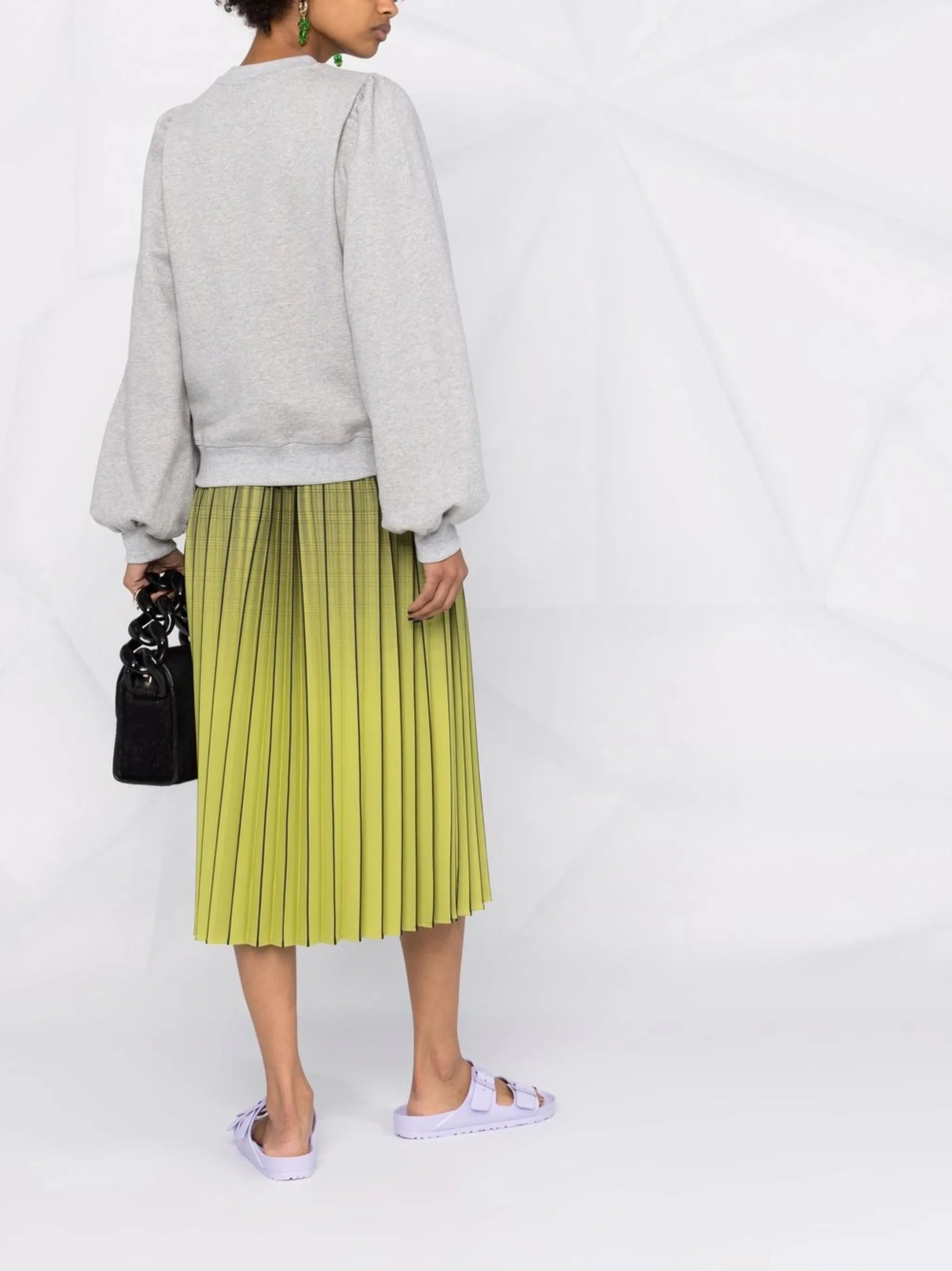 puff sleeve sweatshirt