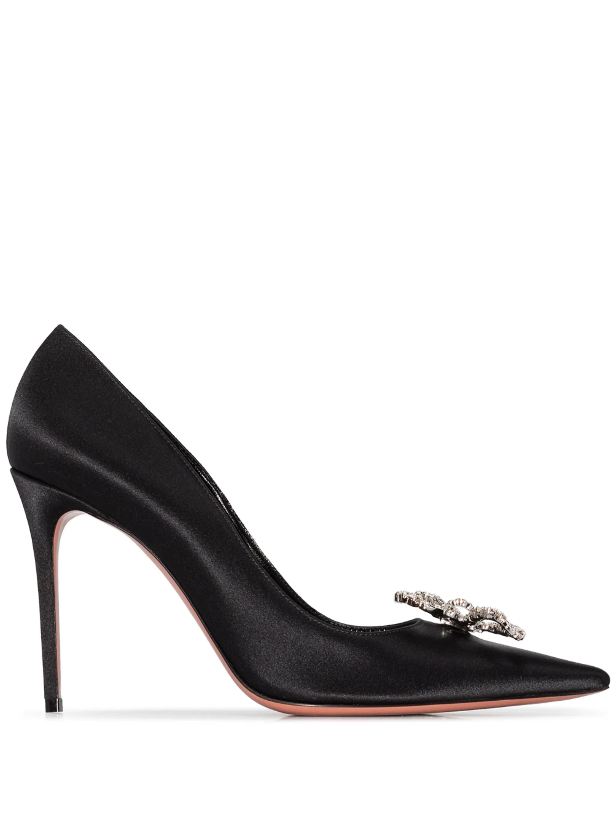 Rosie 95mm crystal-embellished pumps