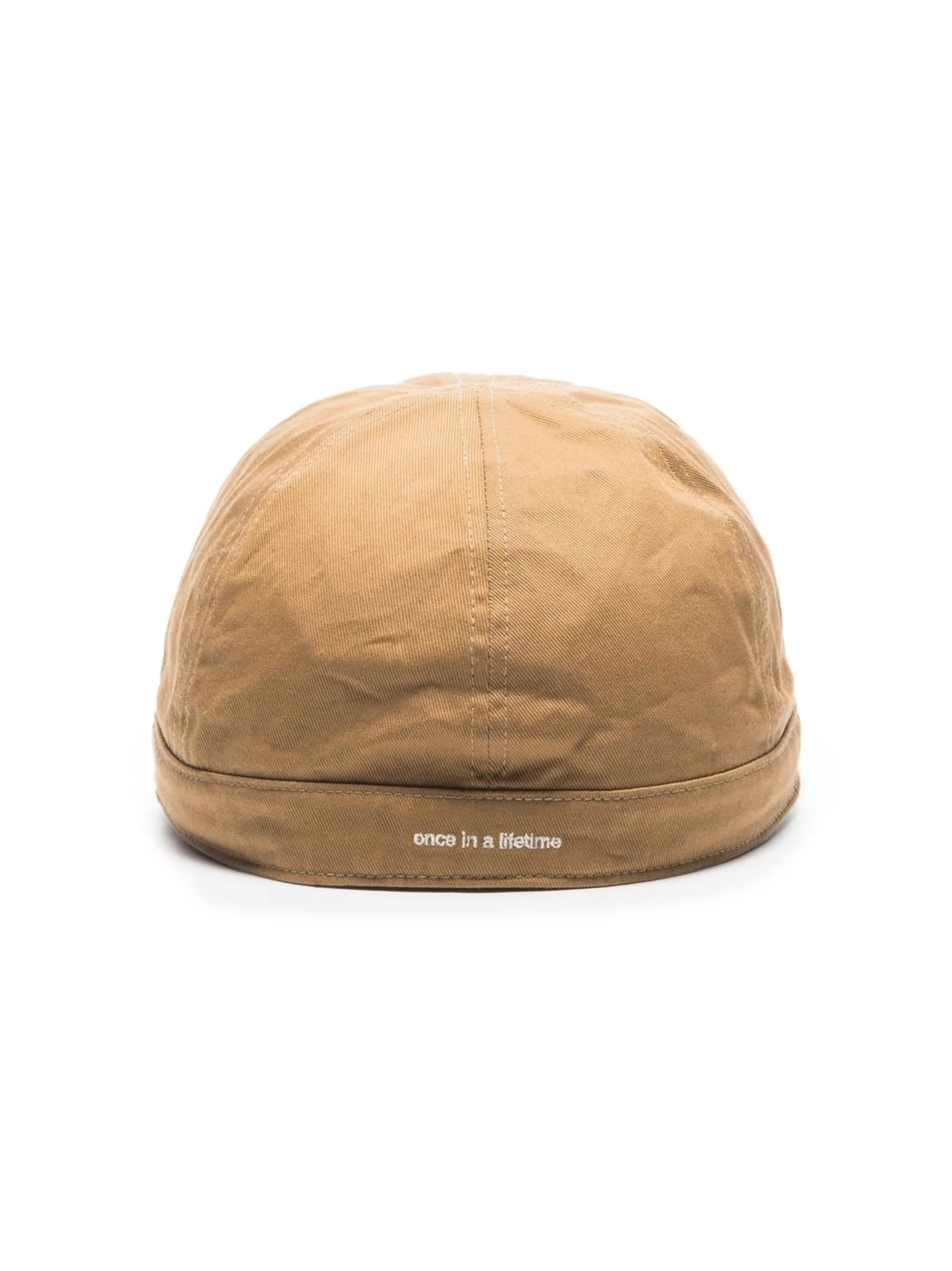 curved-brim baseball cap