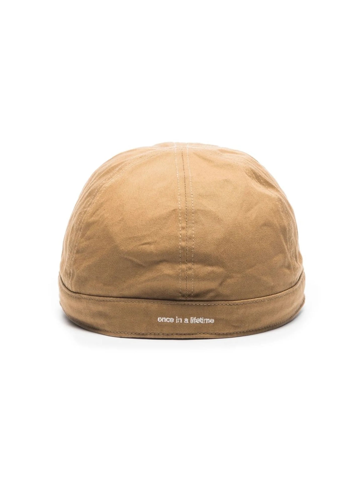 curved-brim baseball cap