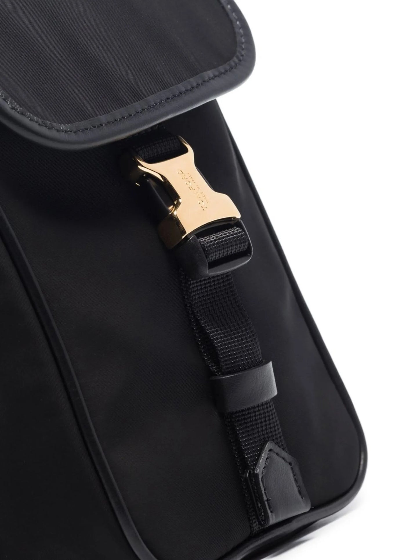 logo-buckle phone pouch