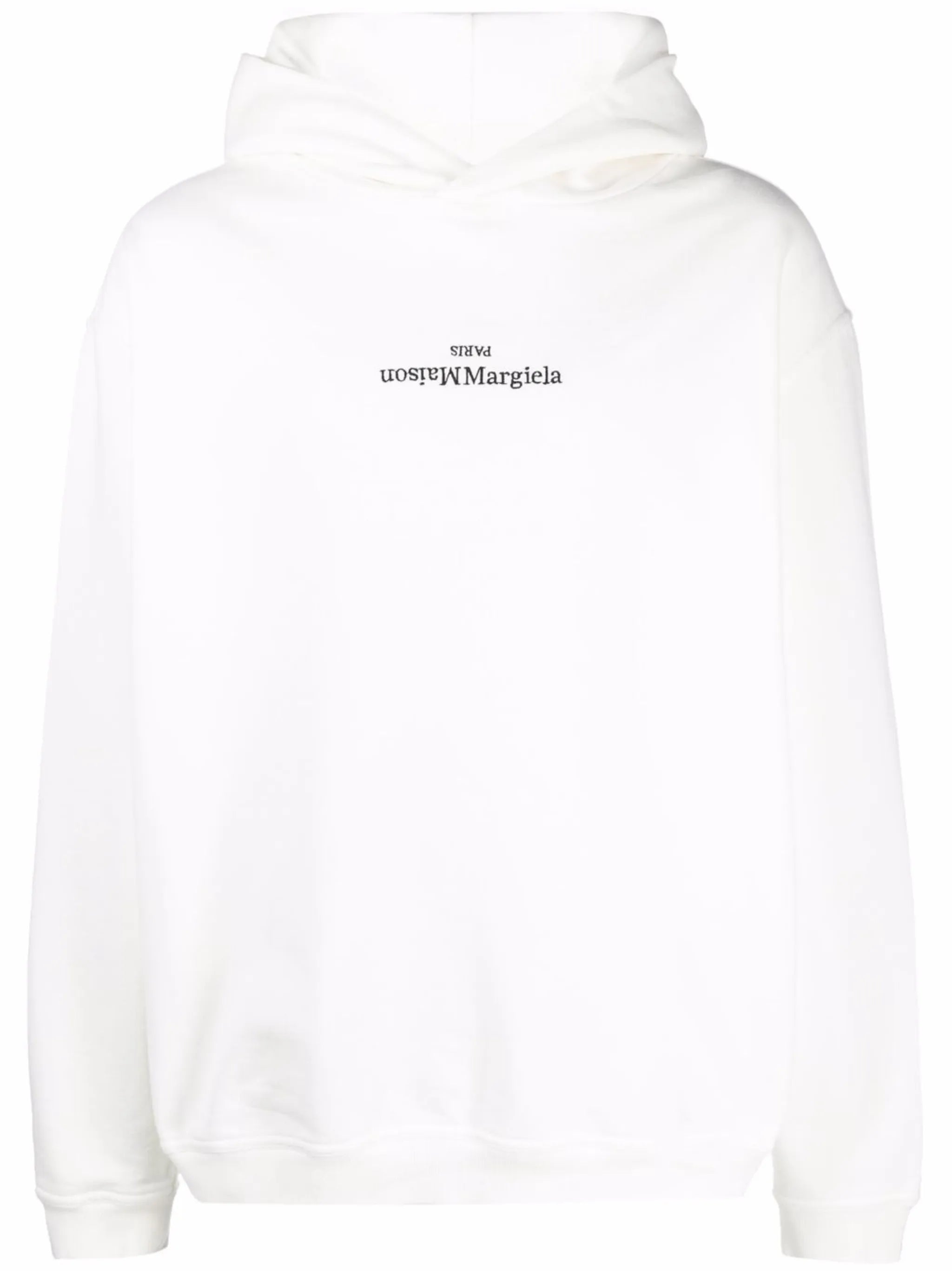 logo-embroidered cotton hoodie