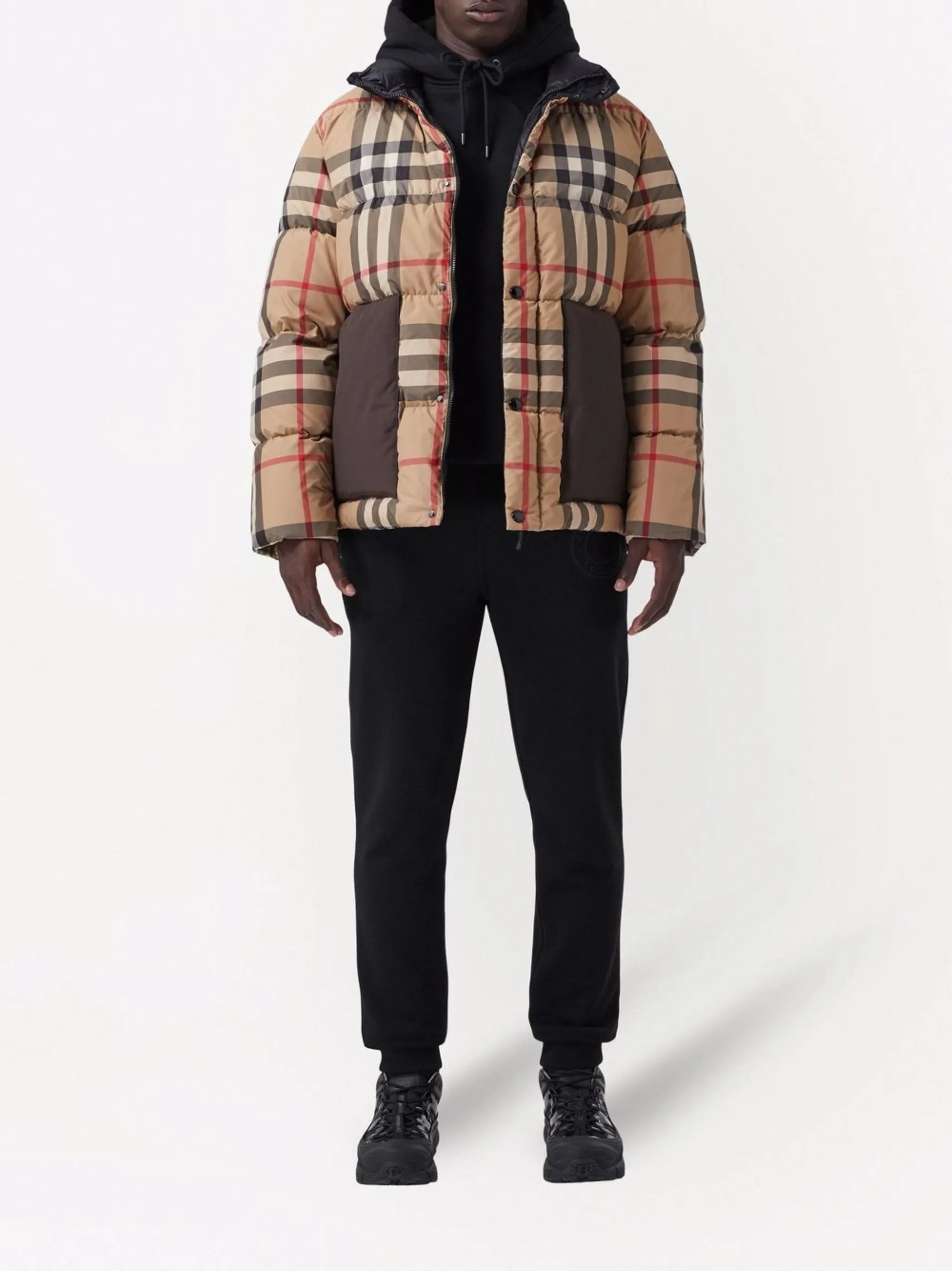 check puffer jacket