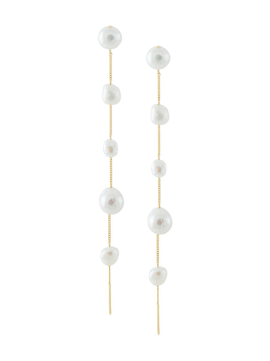 Atum pearl drop earrings