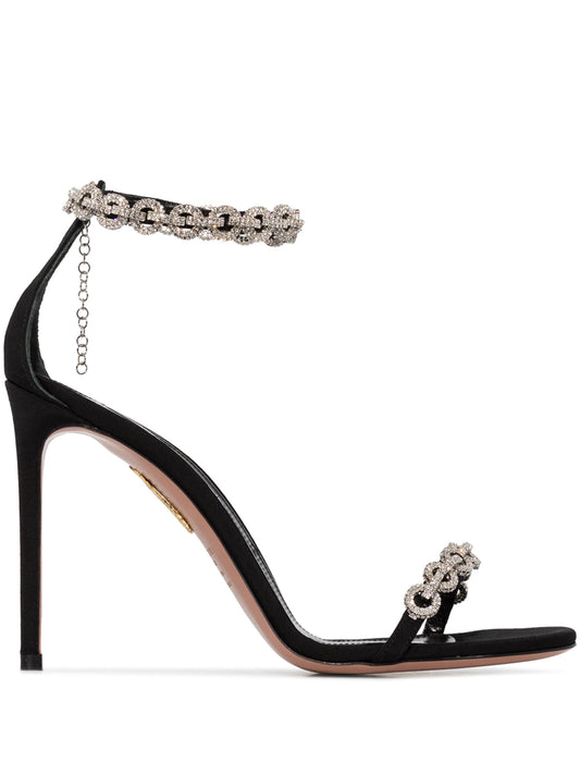Love Link 105mm crystal-embellished sandals