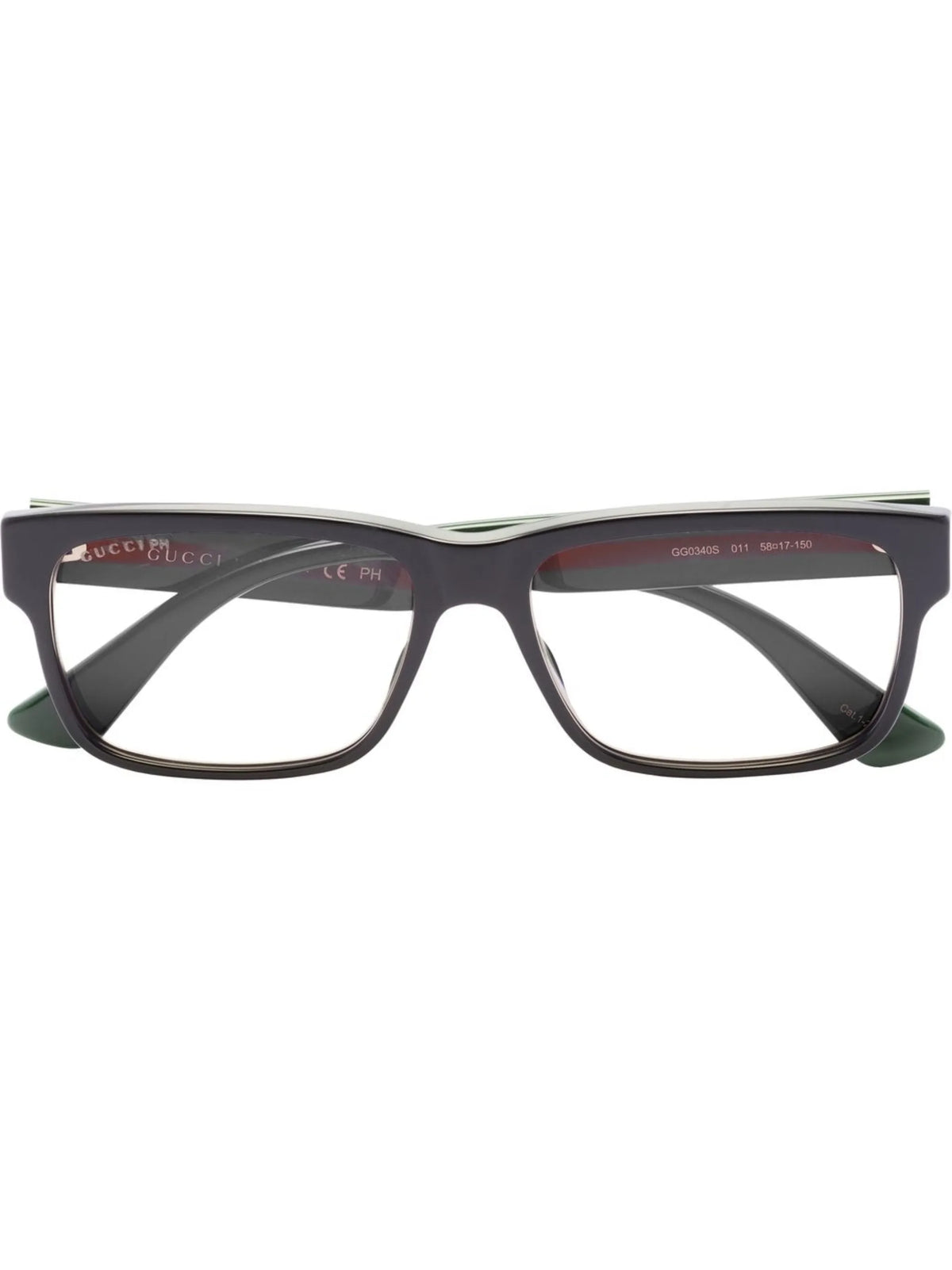 rectangular-frame glasses