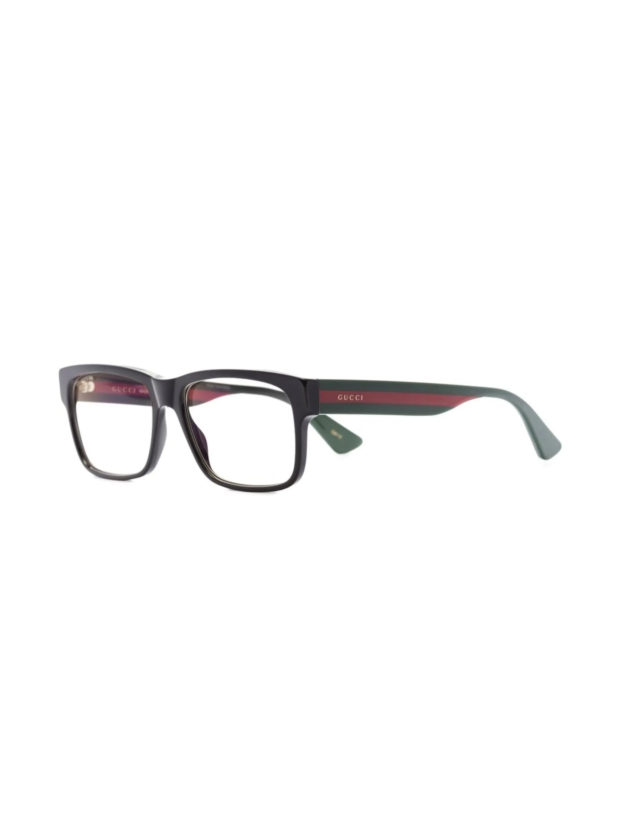 rectangular-frame glasses